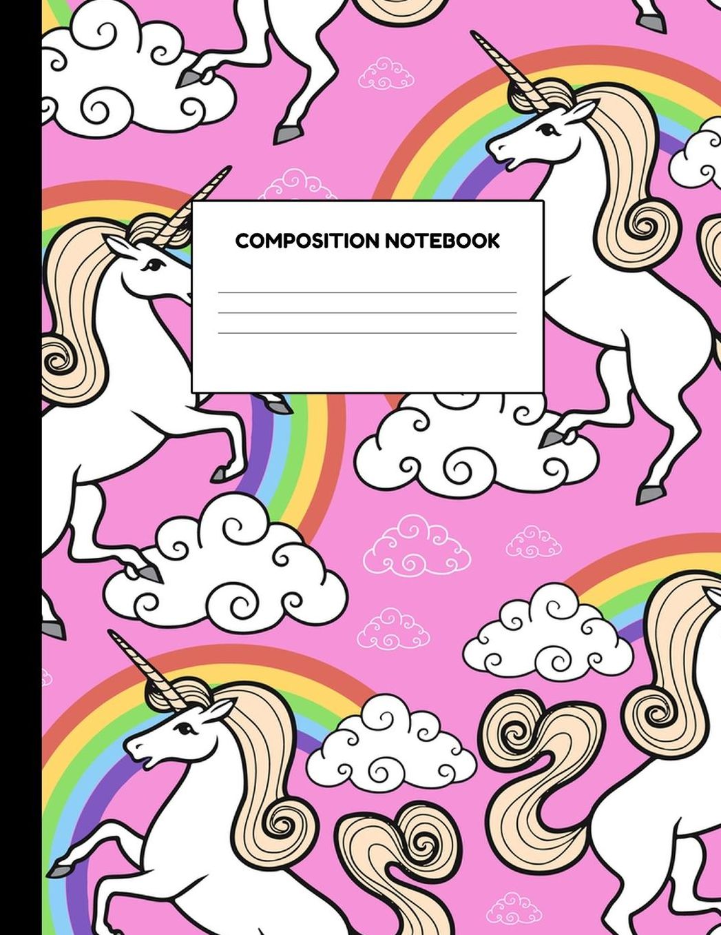 Composition Notebook: Wide Ruled Paper Notebook Journal - Blank Lined Workbook for Teens Kids Students Girls for Home School College for Writing Notes