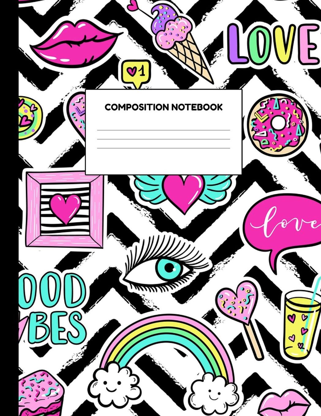 Composition Notebook: Wide Ruled Paper Notebook Journal - Blank Lined Workbook for Teens Kids Students Girls for Home School College for Writing Notes