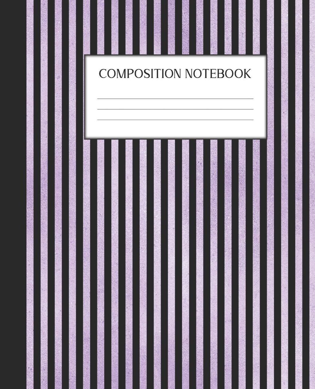 Composition Notebook: Wide Ruled Notebook Purple Gothic Lined Journal 100 Pages 7.5 x 9.25 School Subject Book Notes Student Gift Kids Teenager Adult Teacher