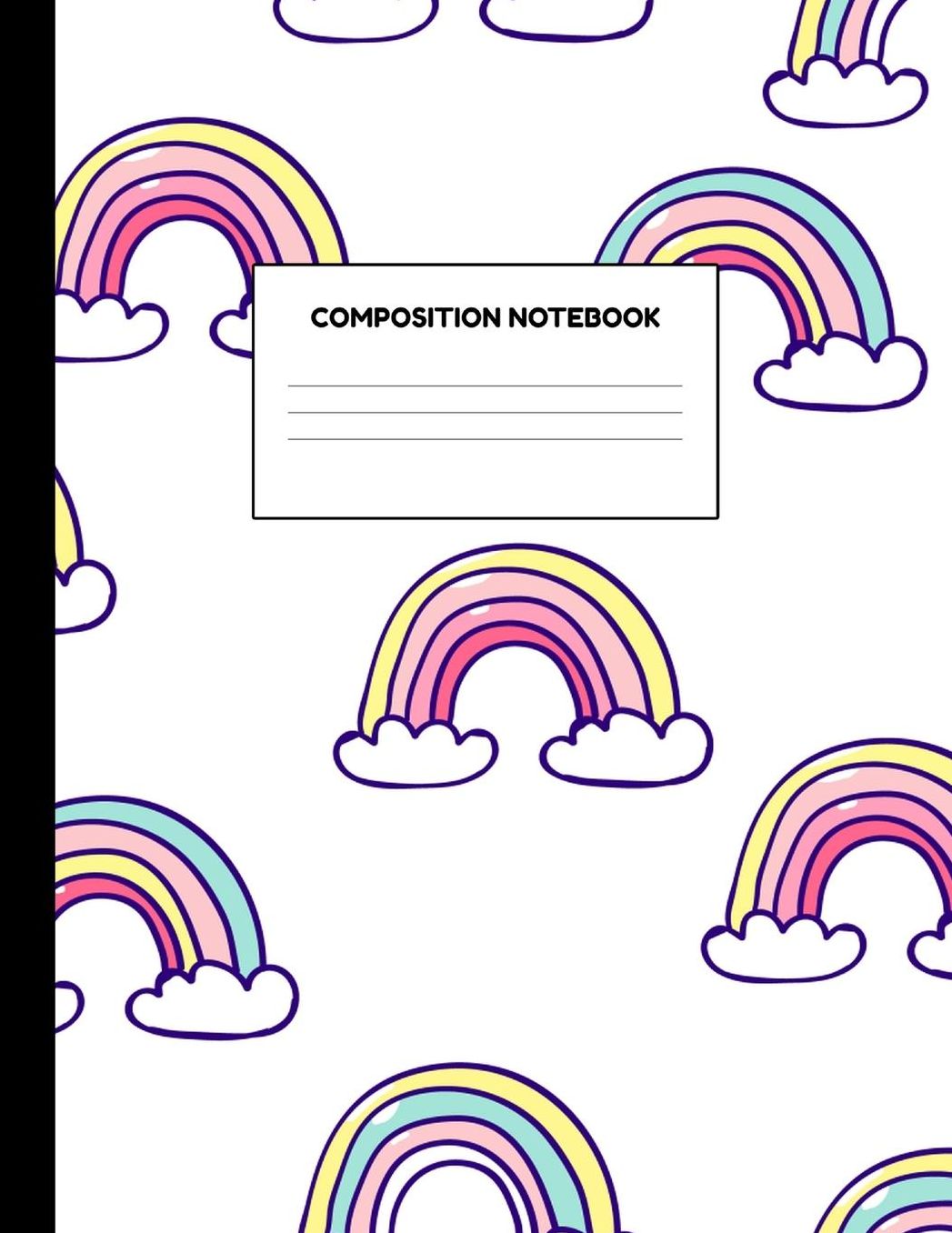Composition Notebook: Wide Ruled Paper Notebook Journal - Blank Lined Workbook for Teens Kids Students Girls for Home School College for Writing Notes