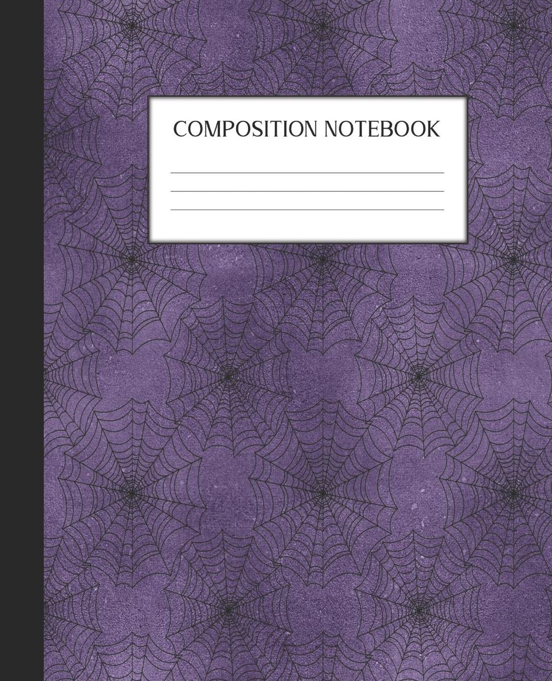 Composition Notebook: Wide Ruled Notebook Purple Gothic Lined Journal 100 Pages 7.5 x 9.25 School Subject Book Notes Student Gift Kids Teenager Adult Teacher