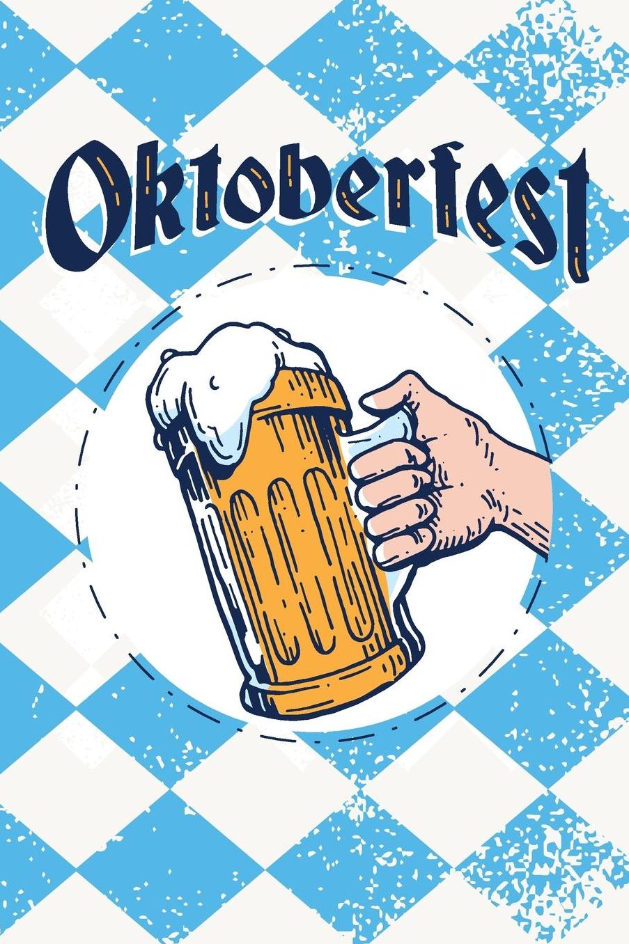 Oktoberfest: Dot Grid Notebook Journal, 6x9 Inch, 120 pages