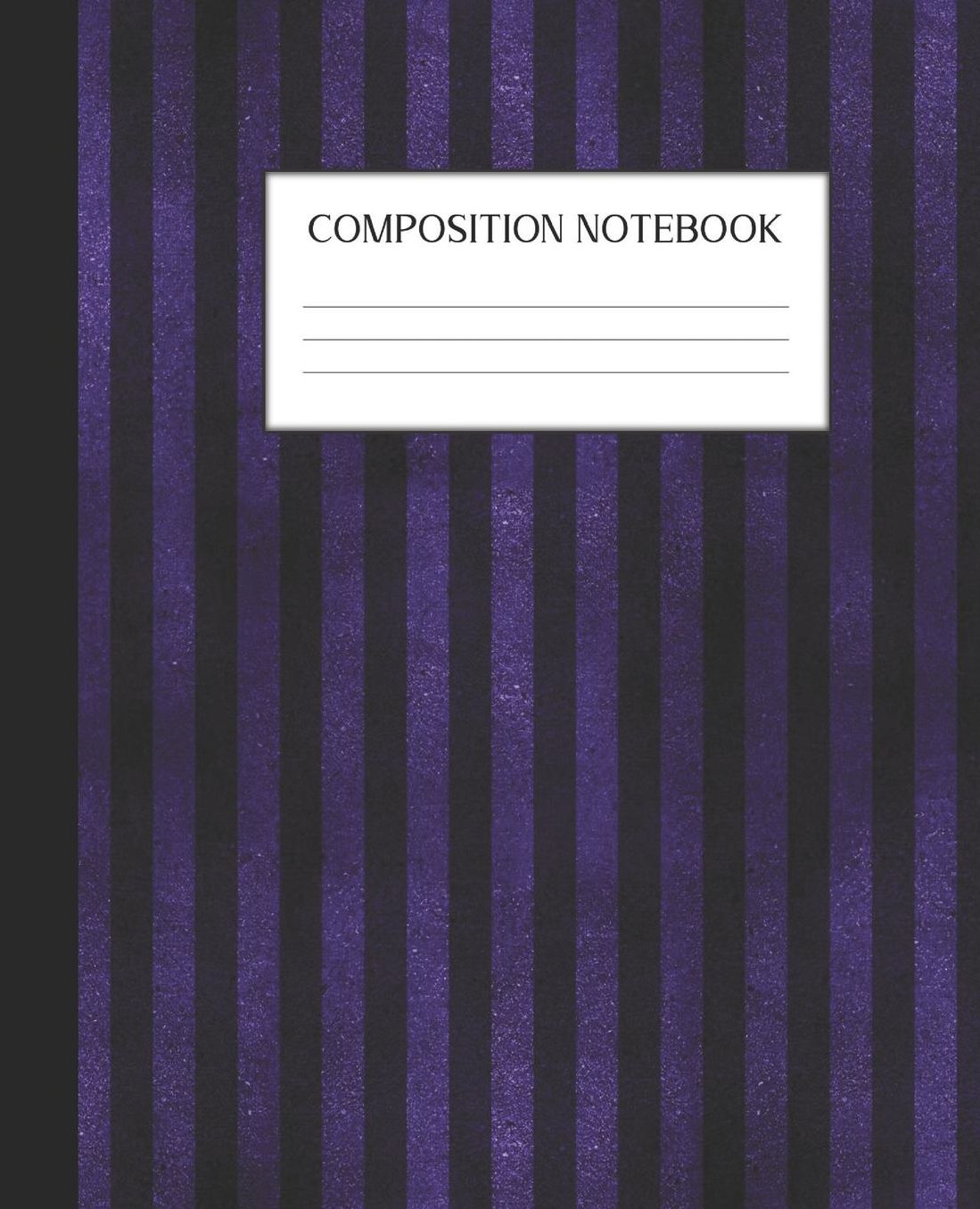 Composition Notebook: Wide Ruled Notebook Purple Gothic Lined Journal 100 Pages 7.5 x 9.25 School Subject Book Notes Student Gift Kids Teenager Adult Teacher