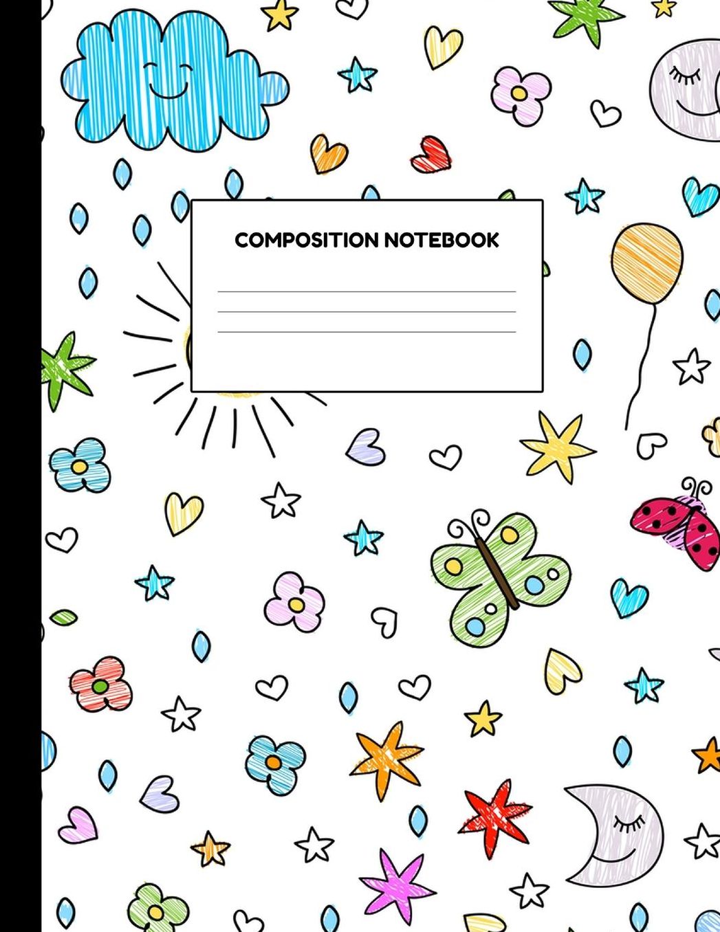 Composition Notebook: Wide Ruled Paper Notebook Journal - Blank Lined Workbook for Teens Kids Students Girls for Home School College for Writing Notes