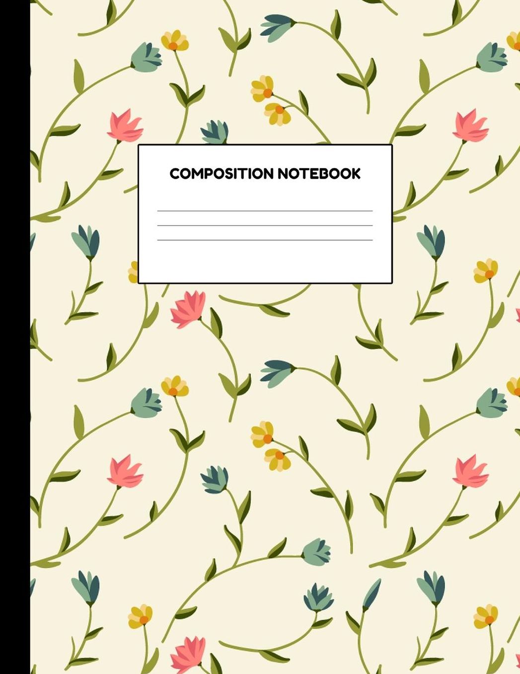 Composition Notebook: Wide Ruled Paper Notebook Journal - Blank Lined Workbook for Teens Kids Students Girls for Home School College for Writing Notes