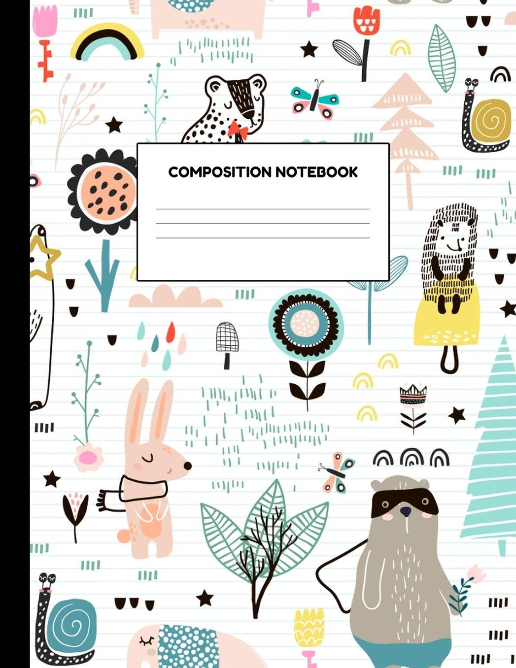 Composition Notebook: Wide Ruled Paper Notebook Journal - Blank Lined Workbook for Teens Kids Students Girls for Home School College for Writing Notes
