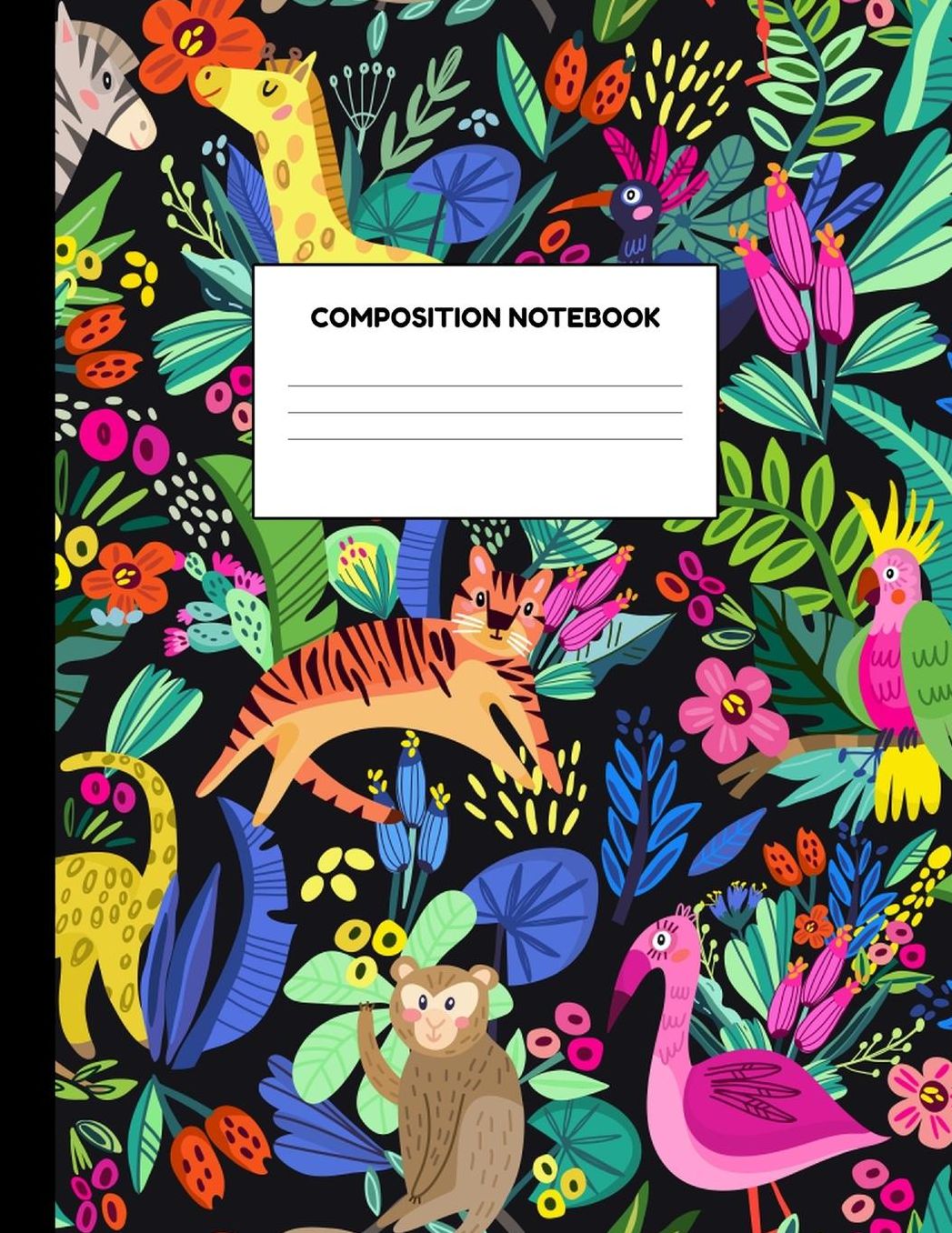 Composition Notebook: Wide Ruled Paper Notebook Journal - Blank Lined Workbook for Teens Kids Students Girls for Home School College for Writing Notes