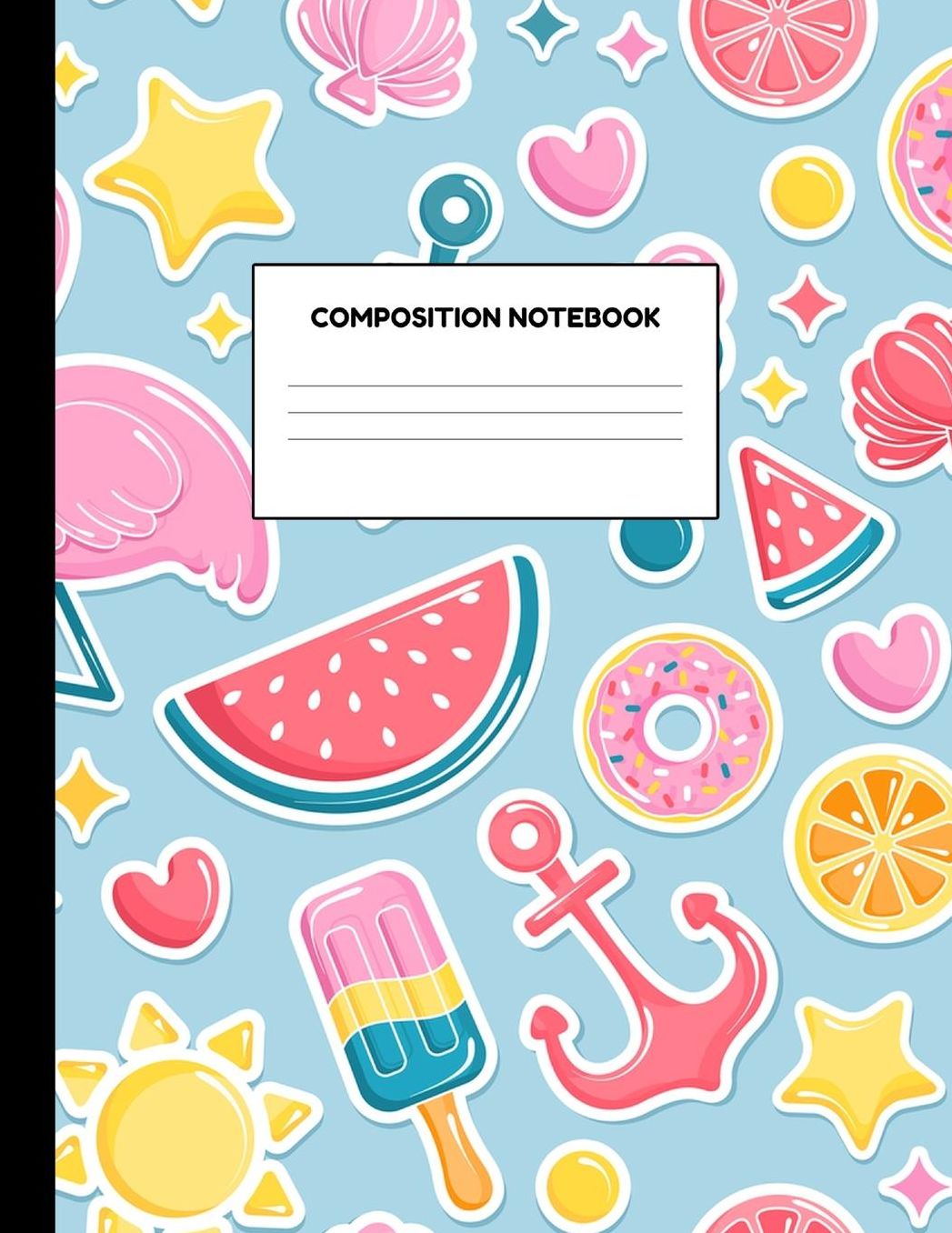 Composition Notebook: Wide Ruled Paper Notebook Journal - Blank Lined Workbook for Teens Kids Students Girls for Home School College for Writing Notes
