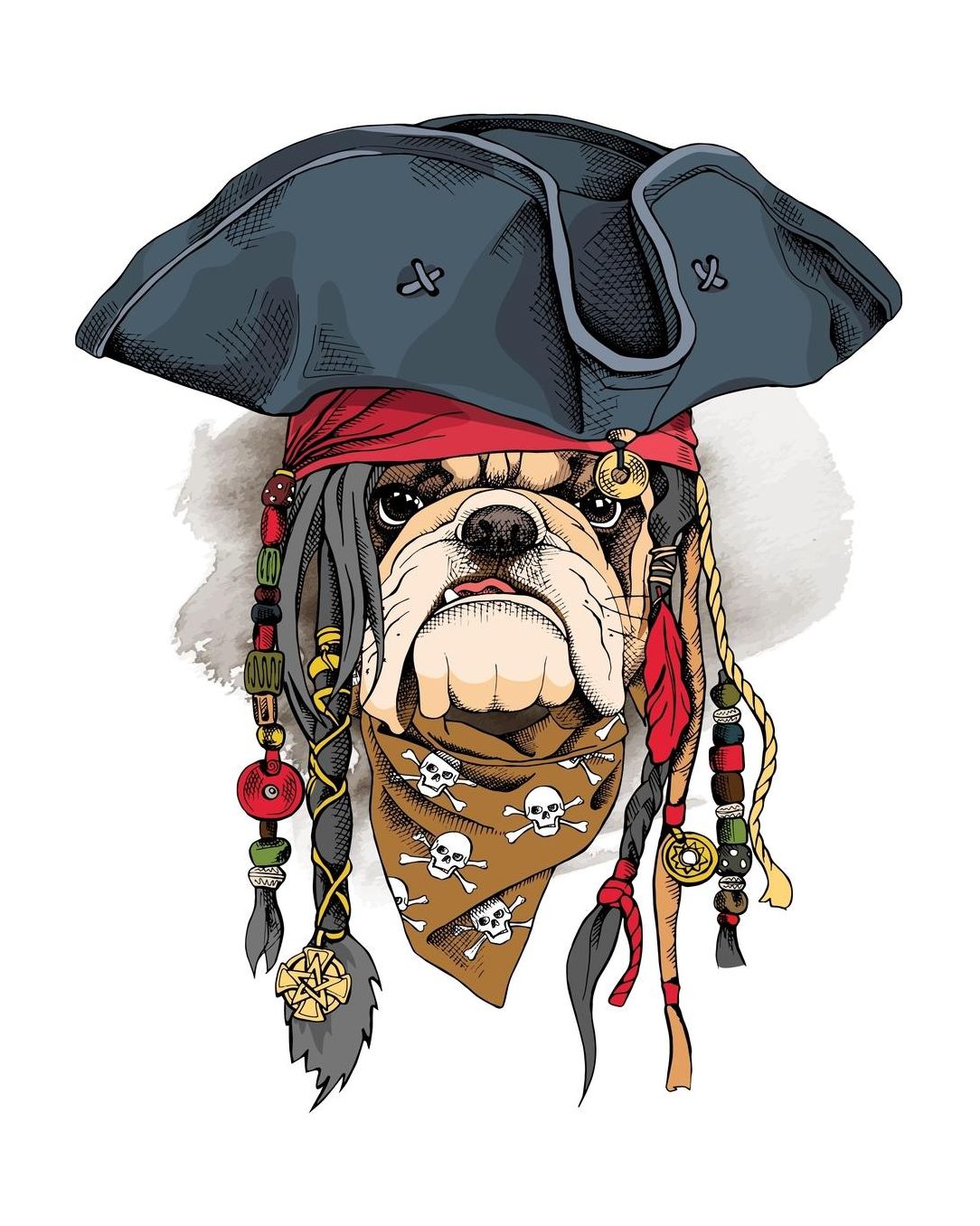 2020 One Year Planner: Argh! Pirate Furbaby Boxer Dog Lover 12-Month Organizer with Daily/Weekly/Monthly Views, Inspirational Quotes, Habit Tracker, Vision Board, Dot Bullet Grid and Lined Notes Pages