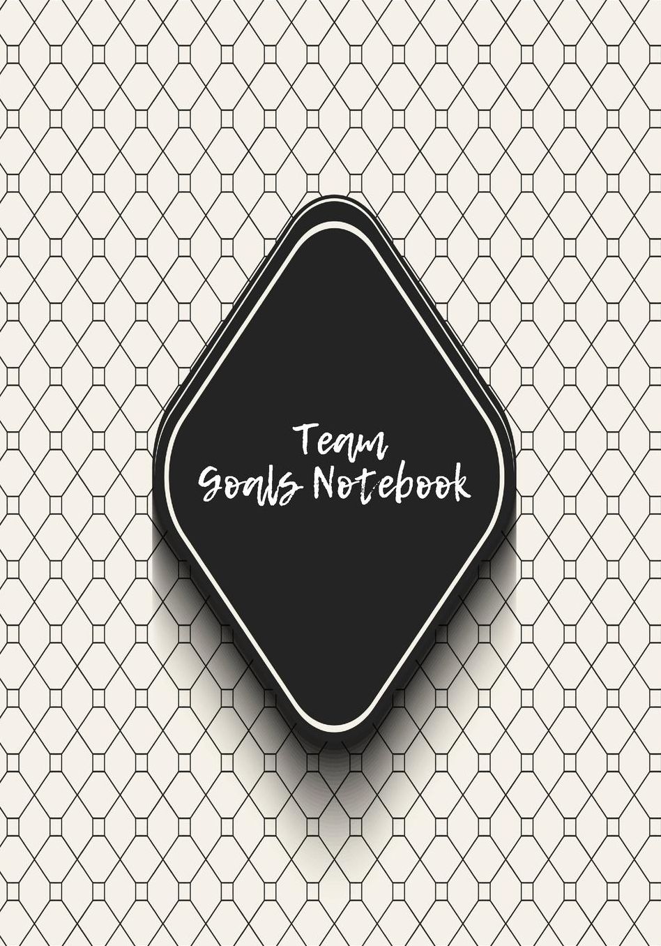 Team Goals Notebook: Blank Ruled Notebook and Office Journal Entries Manager or Co-Worker writing pad Personal goal setting book