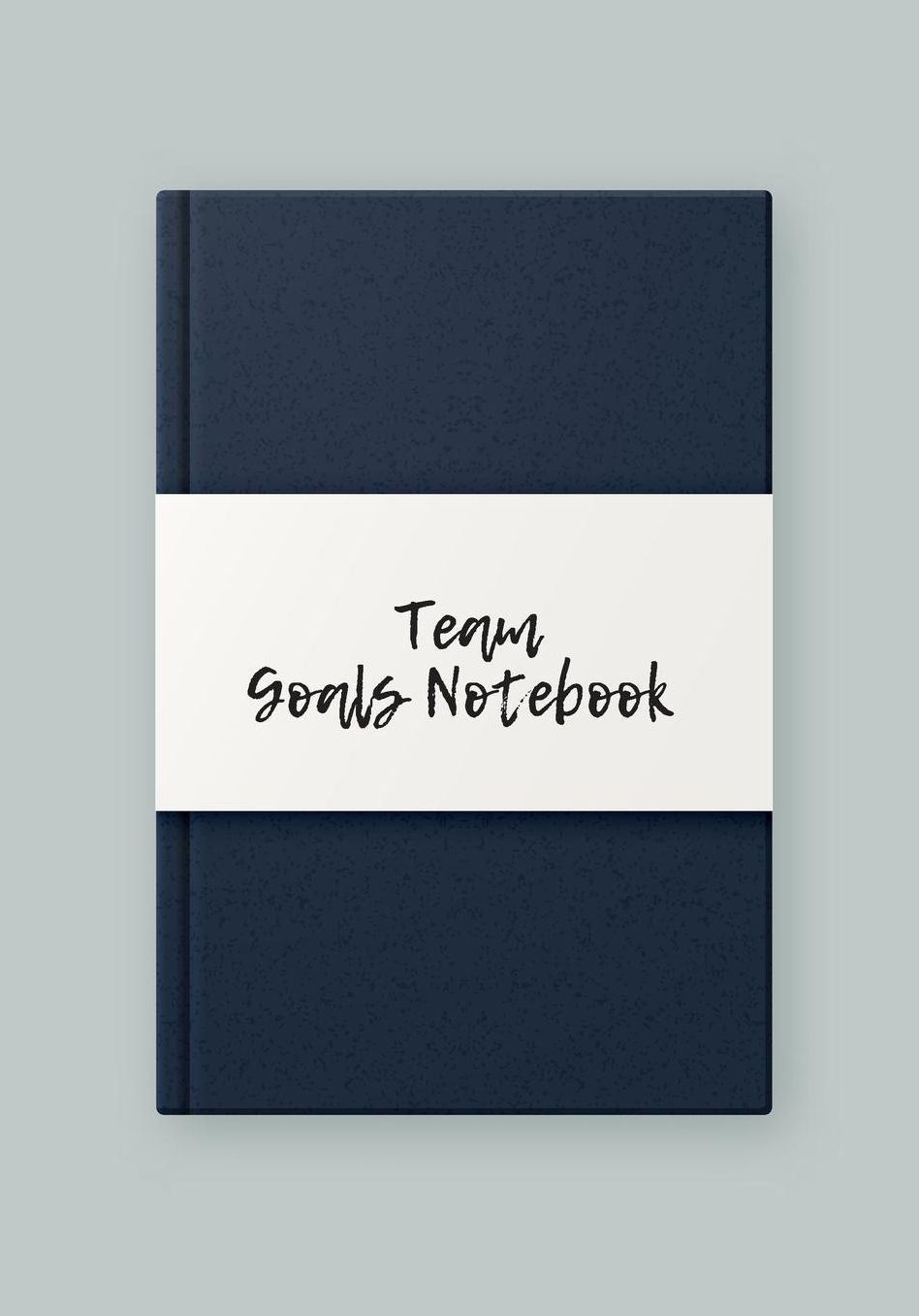 Team Goals Notebook: Blank Ruled Notebook and Office Journal Entries Manager or Co-Worker writing pad Personal goal setting book