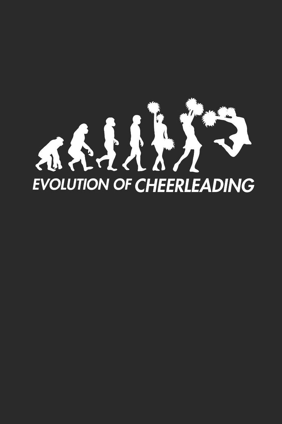 Evolution of Cheerleading: Notizbuch CHEER Notebook Cheerleader Journal 6x9 kariert squared