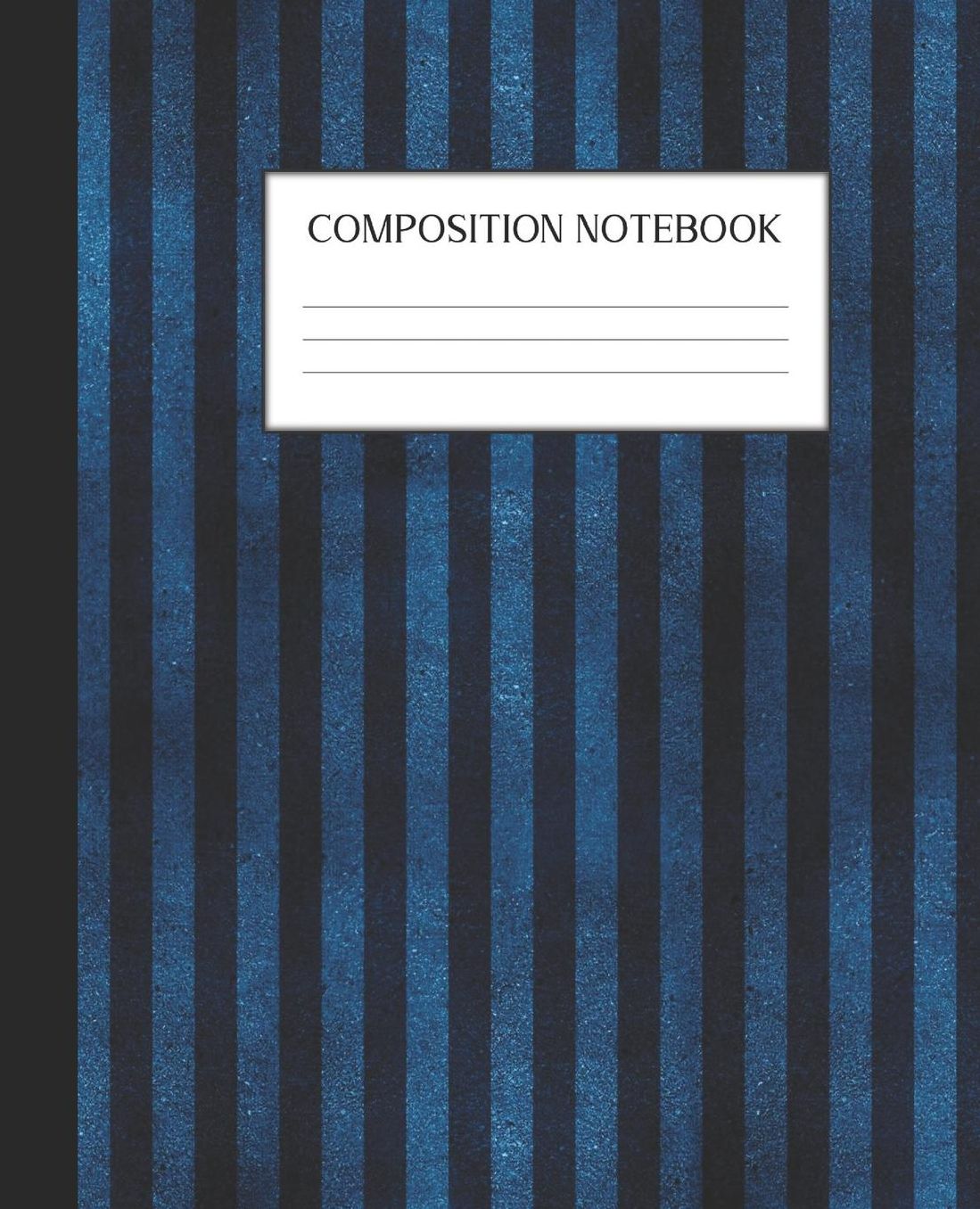 Composition Notebook: Wide Ruled Notebook Blue Gothic Lined Journal 100 Pages 7.5 x 9.25 School Subject Book Notes Student Gift Kids Teenager Adult Teacher