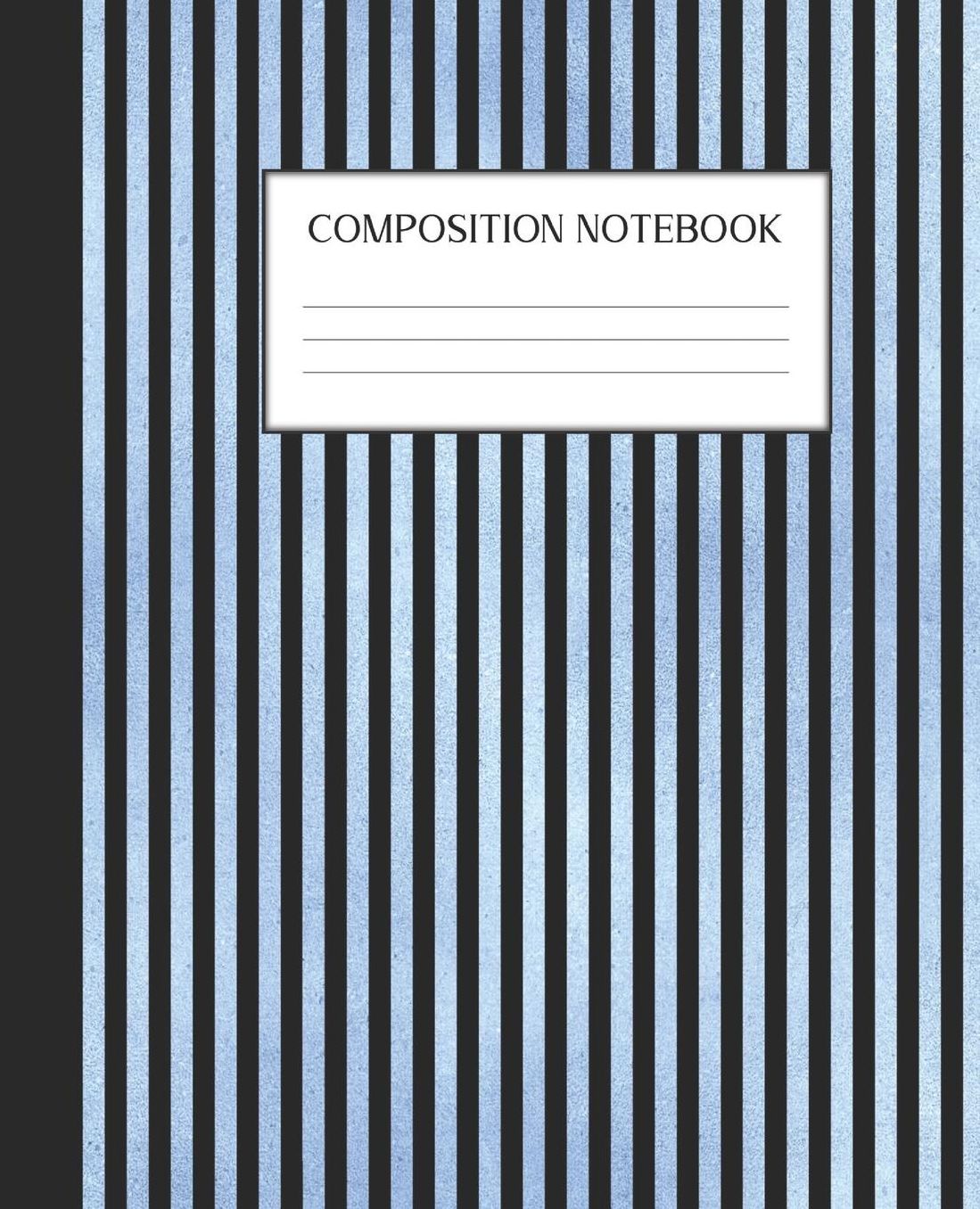 Composition Notebook: Wide Ruled Notebook Blue Gothic Lined Journal 100 Pages 7.5 x 9.25 School Subject Book Notes Student Gift Kids Teenager Adult Teacher