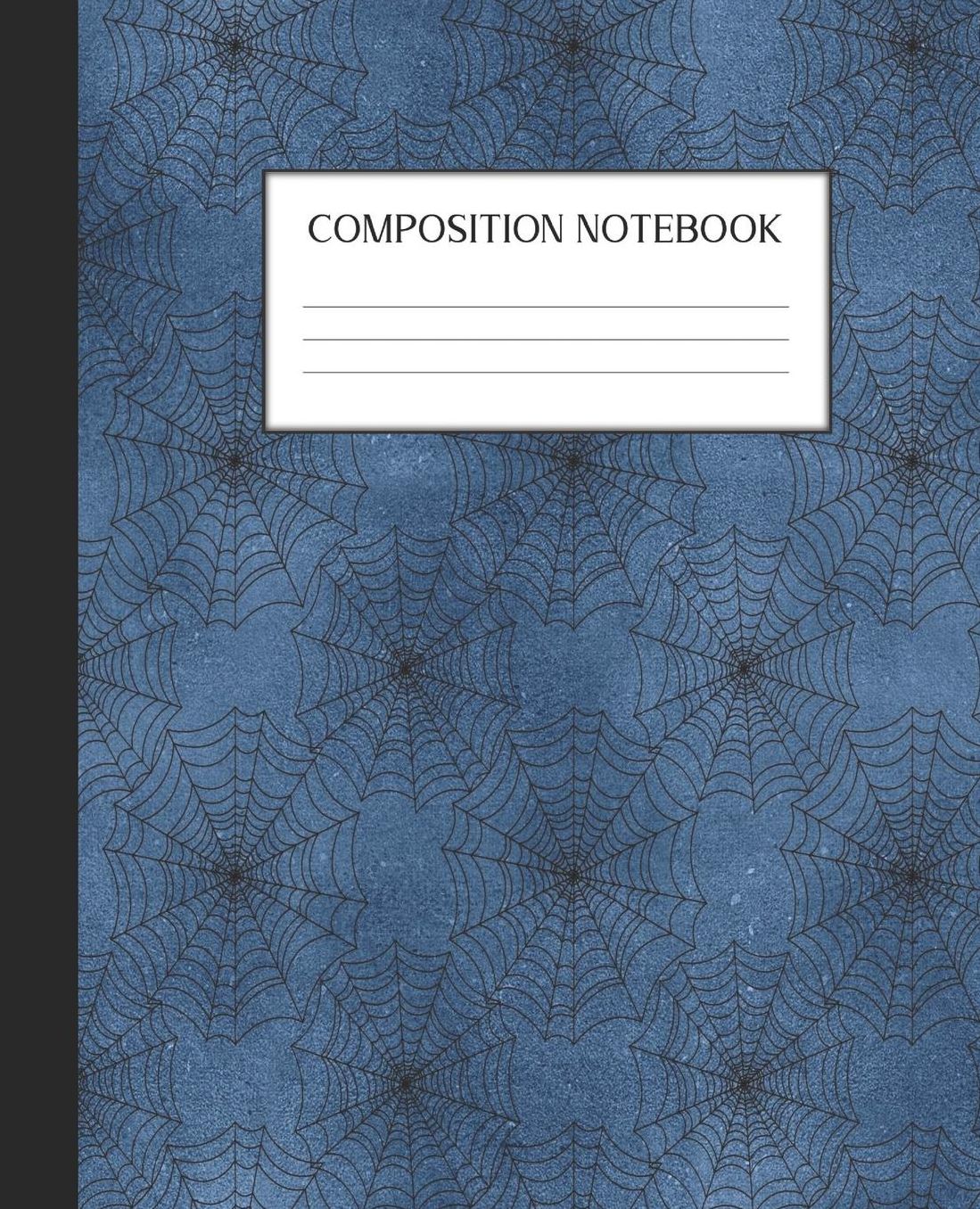 Composition Notebook: Wide Ruled Notebook Blue Gothic Lined Journal 100 Pages 7.5 x 9.25 School Subject Book Notes Student Gift Kids Teenager Adult Teacher