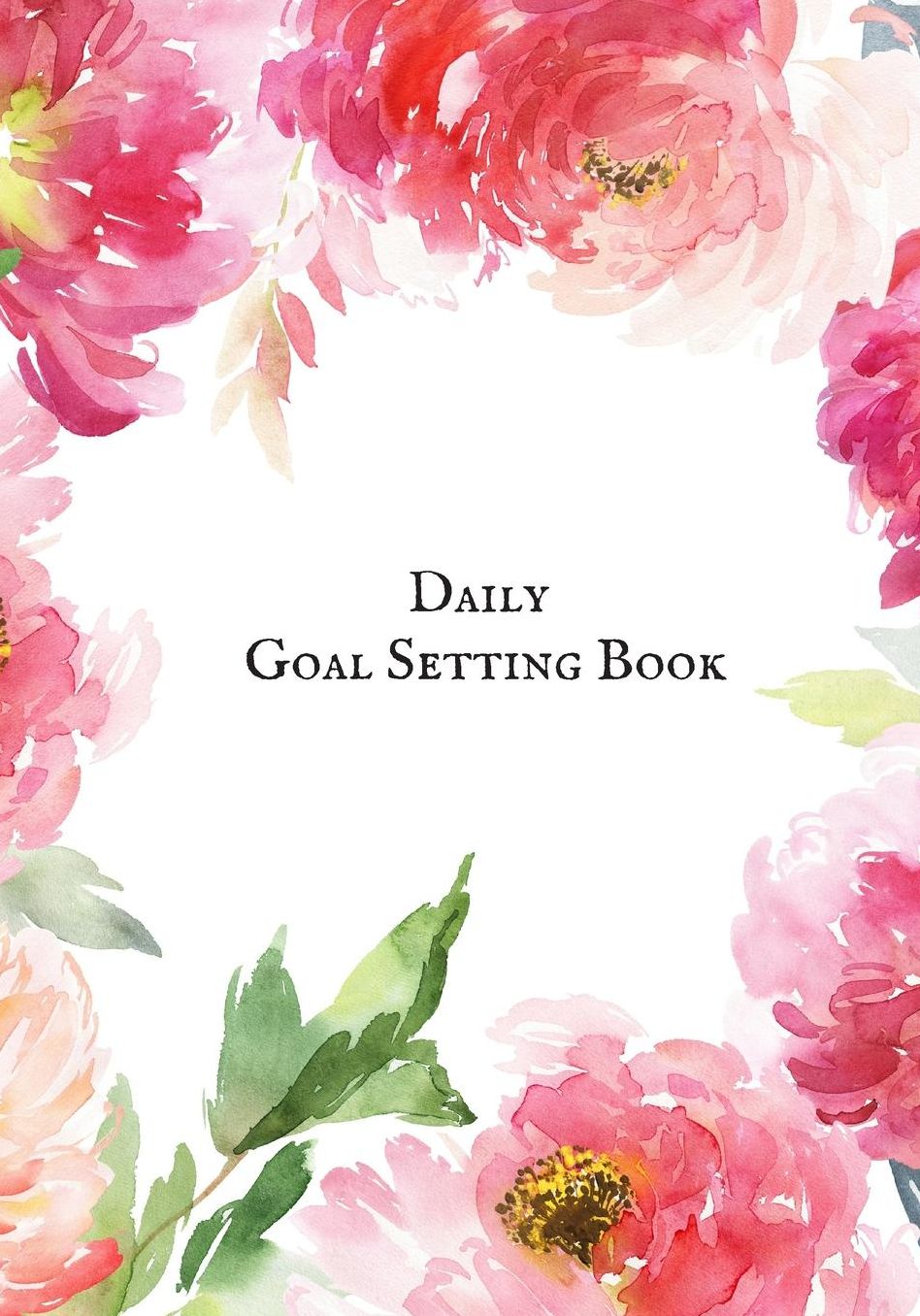 Daily goal setting book: Blank Ruled Notebook and Office Journal Entries Manager or Co-Worker writing pad Personal goal setting book