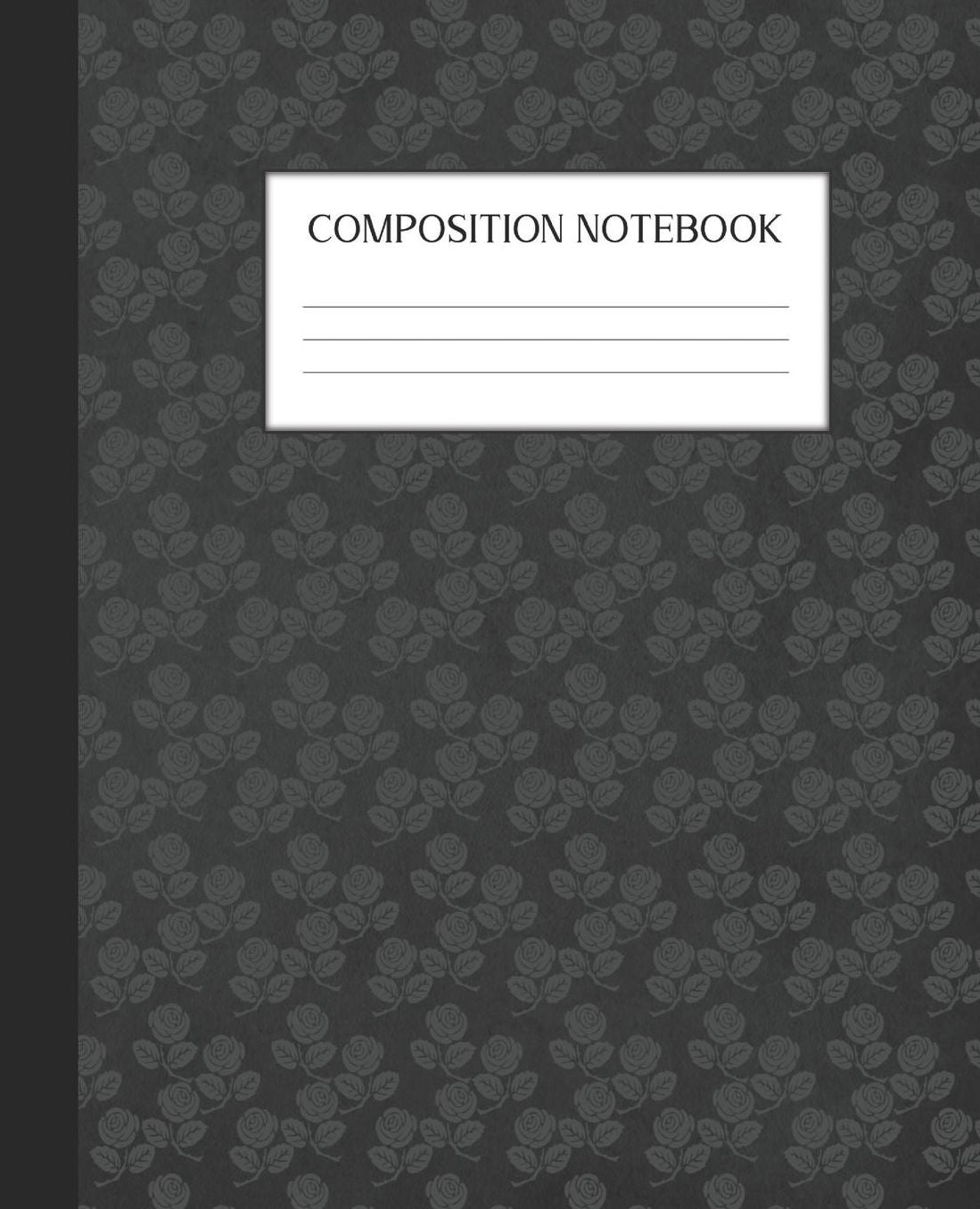 Composition Notebook: Wide Ruled Notebook Skull Lace Lined Journal 100 Pages 7.5 x 9.25 School Subject Book Notes Student Gift Kids Teenager Adult Teacher