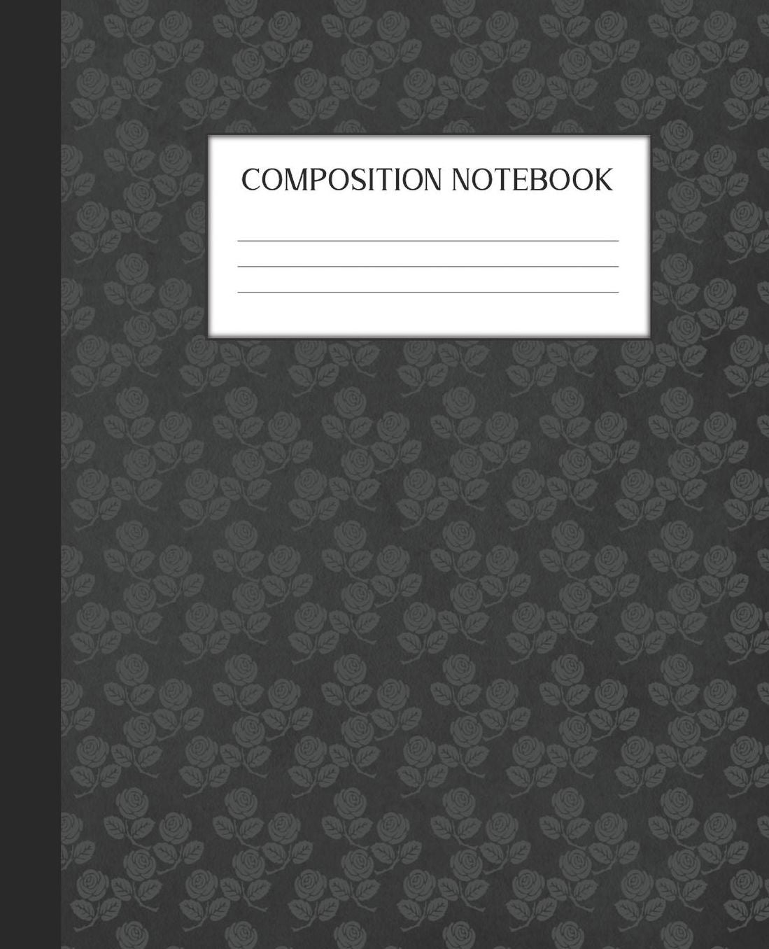 Composition Notebook: Wide Ruled Notebook Skull Lace Lined Journal 100 Pages 7.5 x 9.25 School Subject Book Notes Student Gift Kids Teenager Adult Teacher
