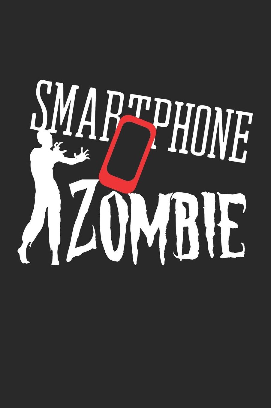 Smartphone Zombie: A5 kariert Notizbuch / Notizheft / Rechenheft / Matheheft fï¿½r Handysï¿½chtige