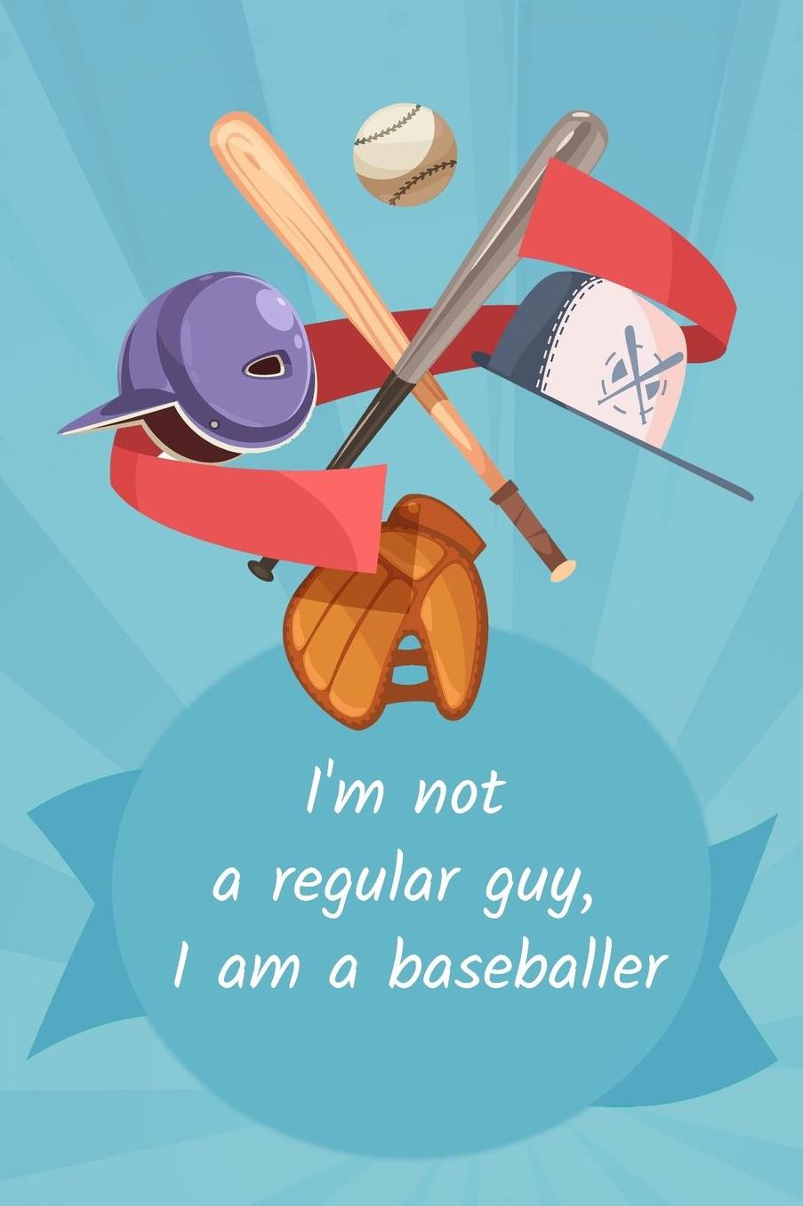 Thick Journal - Baseball Accessories for Boys Girls (119 Pages)