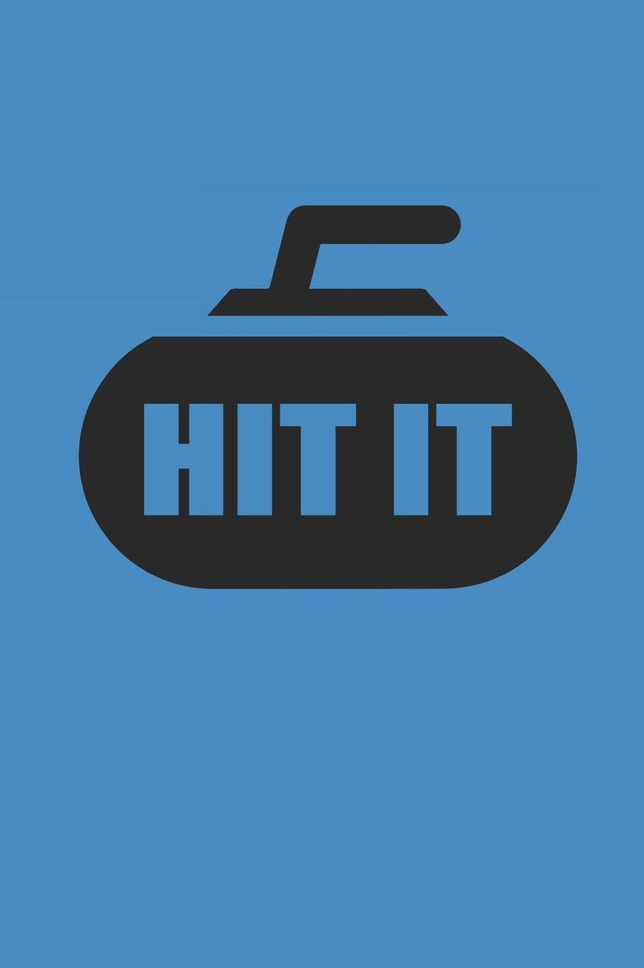 Hit It: Curl Notizbuch Curling Notebook Sport Journal 6x9 kariert