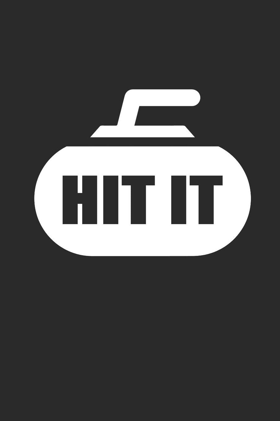 Hit It: Curl Notizbuch Curling Notebook Sport Journal 6x9 kariert squared