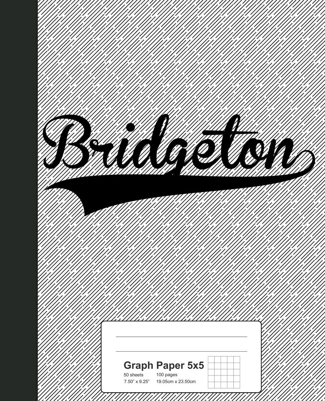 Graph Paper 5x5: BRIDGETON Notebook