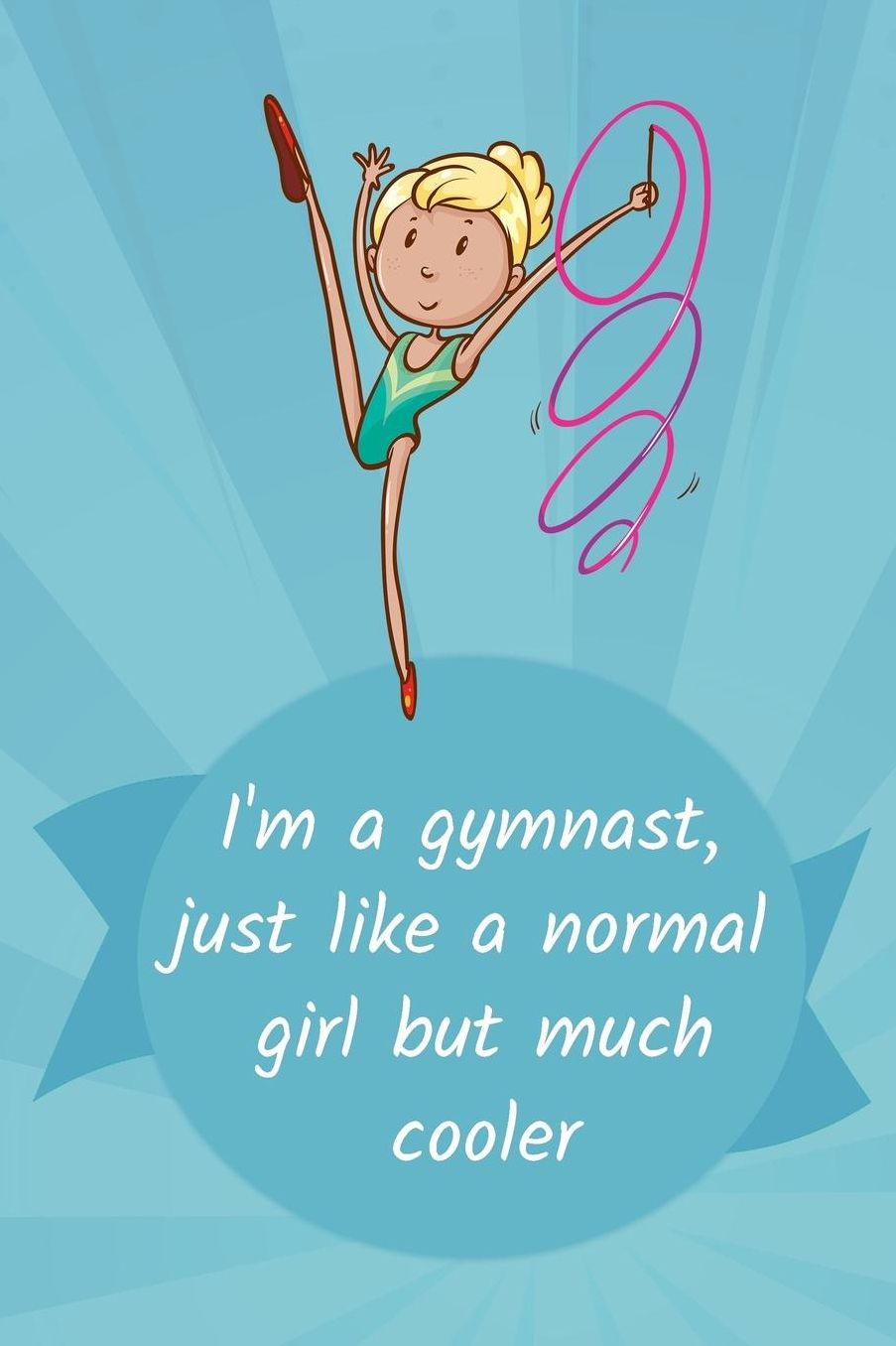 Thick Journal - Gymnast Gymastics Gifts Accessories Items for Girls (119 Pages)