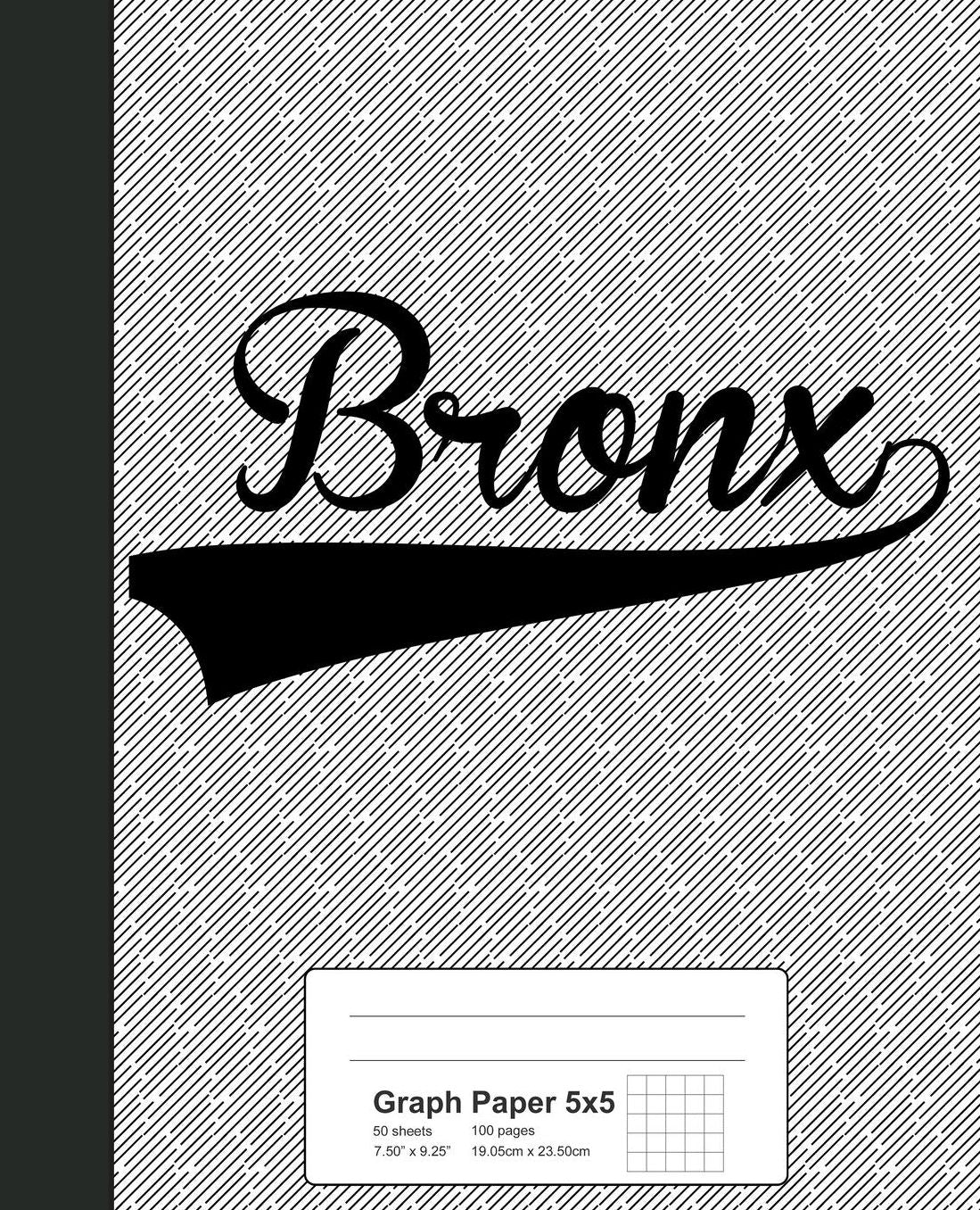 Graph Paper 5x5: BRONX Notebook