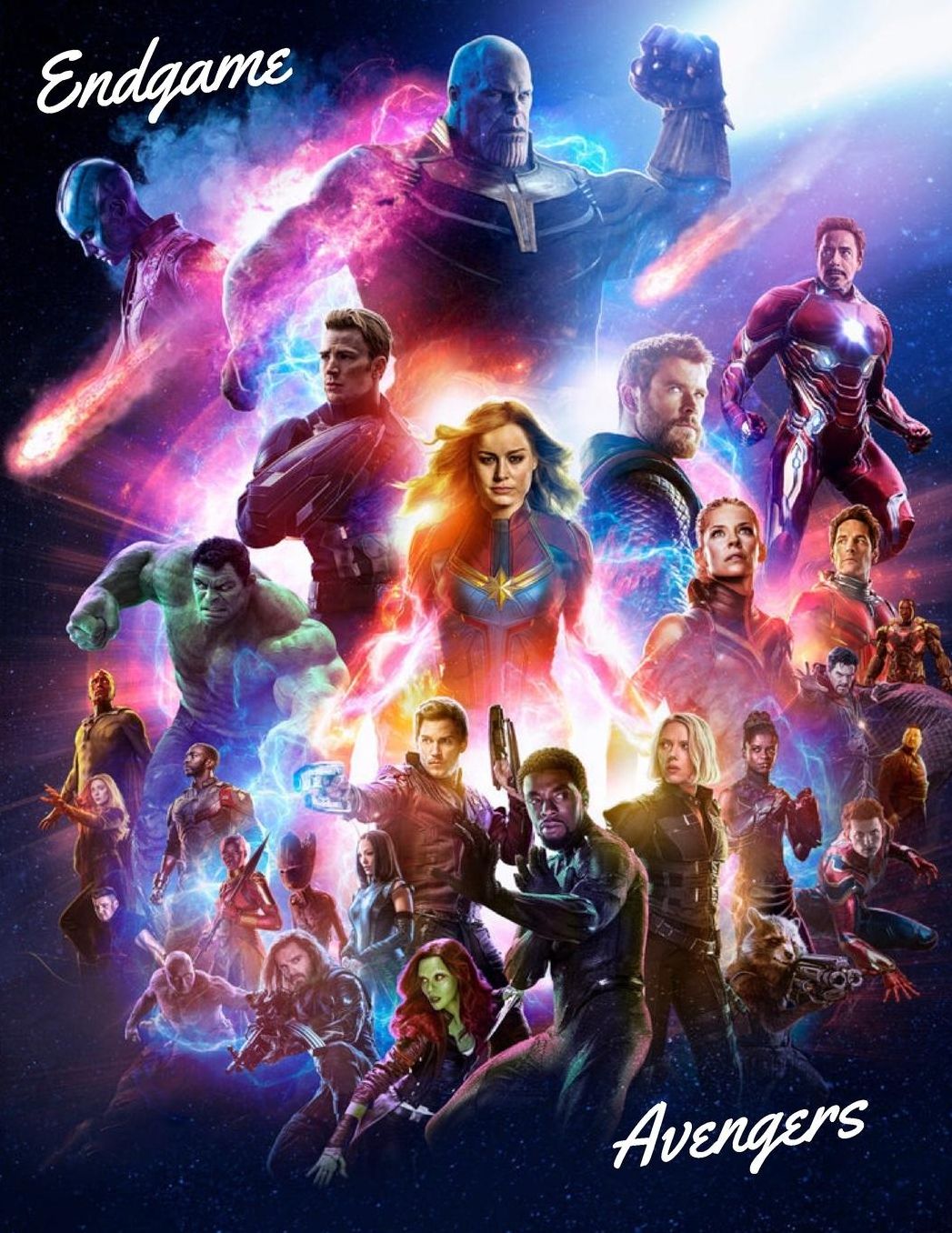 Avengers Endgame: Blank Lined Superhero Gift Journal for Marvel Comic & Adventure Fans