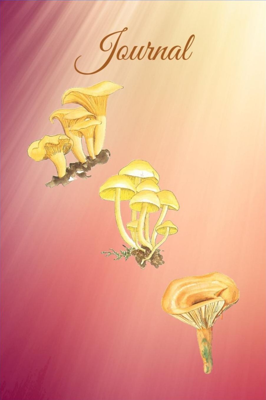 Journal: Journal - Mushroom Notebook: 100 Pages, College Ruled, 6 x 9 (Great Gift for Friends, Family Members, Students & Teachers or an Excellent Journal)