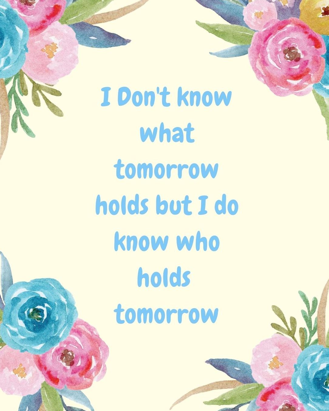 I Don't Know What Tomorrow Holds But I Do Know Who Holds Tomorrow: Faith Based Keep Track of Daily Requests, Praise Journal: Prompted Fill In Your Prayers And Thank God Scripture Verses, Sermon Notes and Bible Study Diary To Write Things In.
