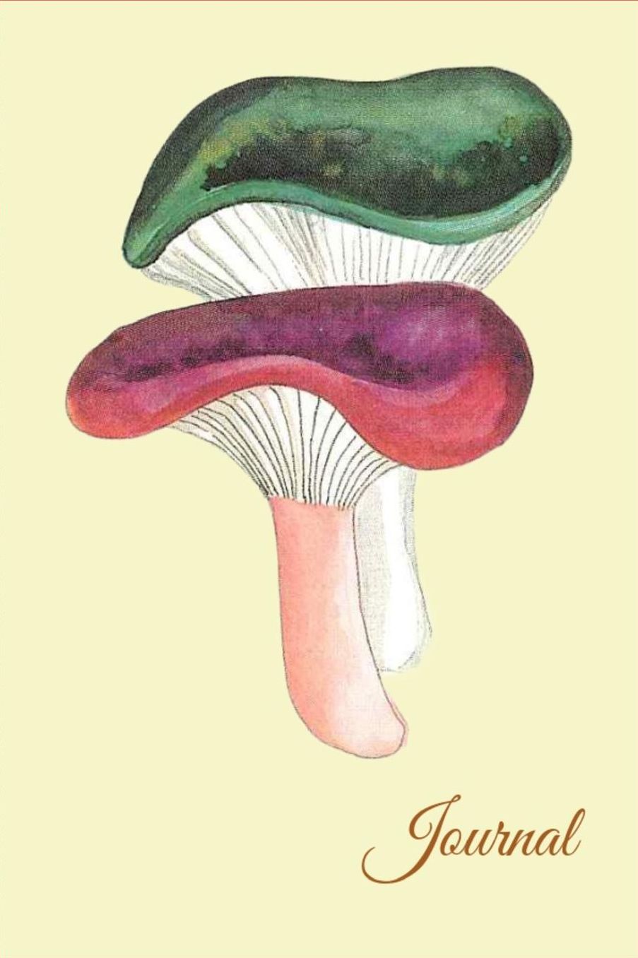 Journal: Journal - Mushroom Notebook: 100 Pages, College Ruled, 6 x 9 (Great Gift for Friends, Family Members, Students & Teachers or an Excellent Journal)