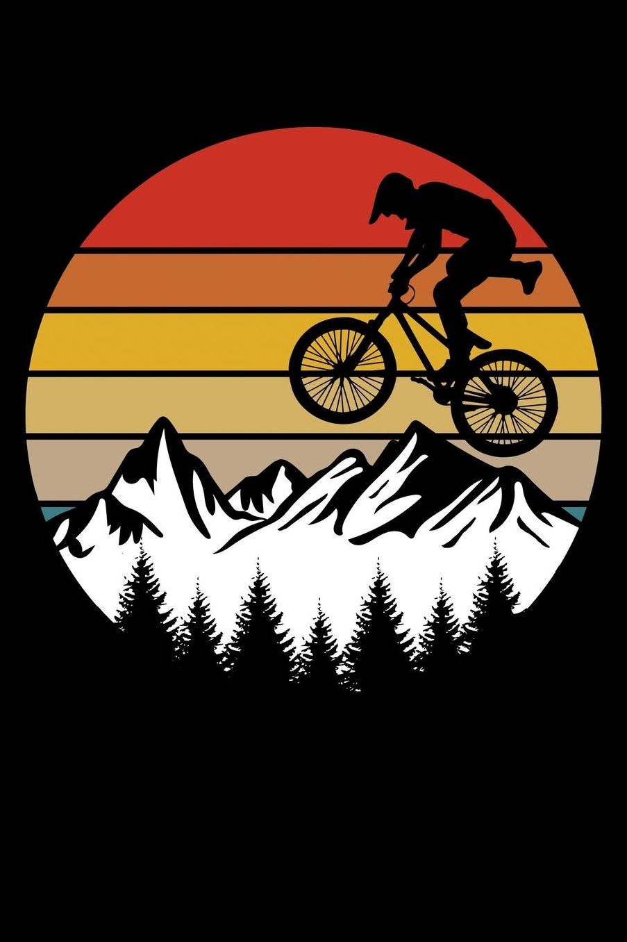Funny biker and bmx biking journal: Composition Journal Notebook Wide Ruled with 100 lined pages for you as budget planner or password organizer or your kids as a back to school or kindergarten gift