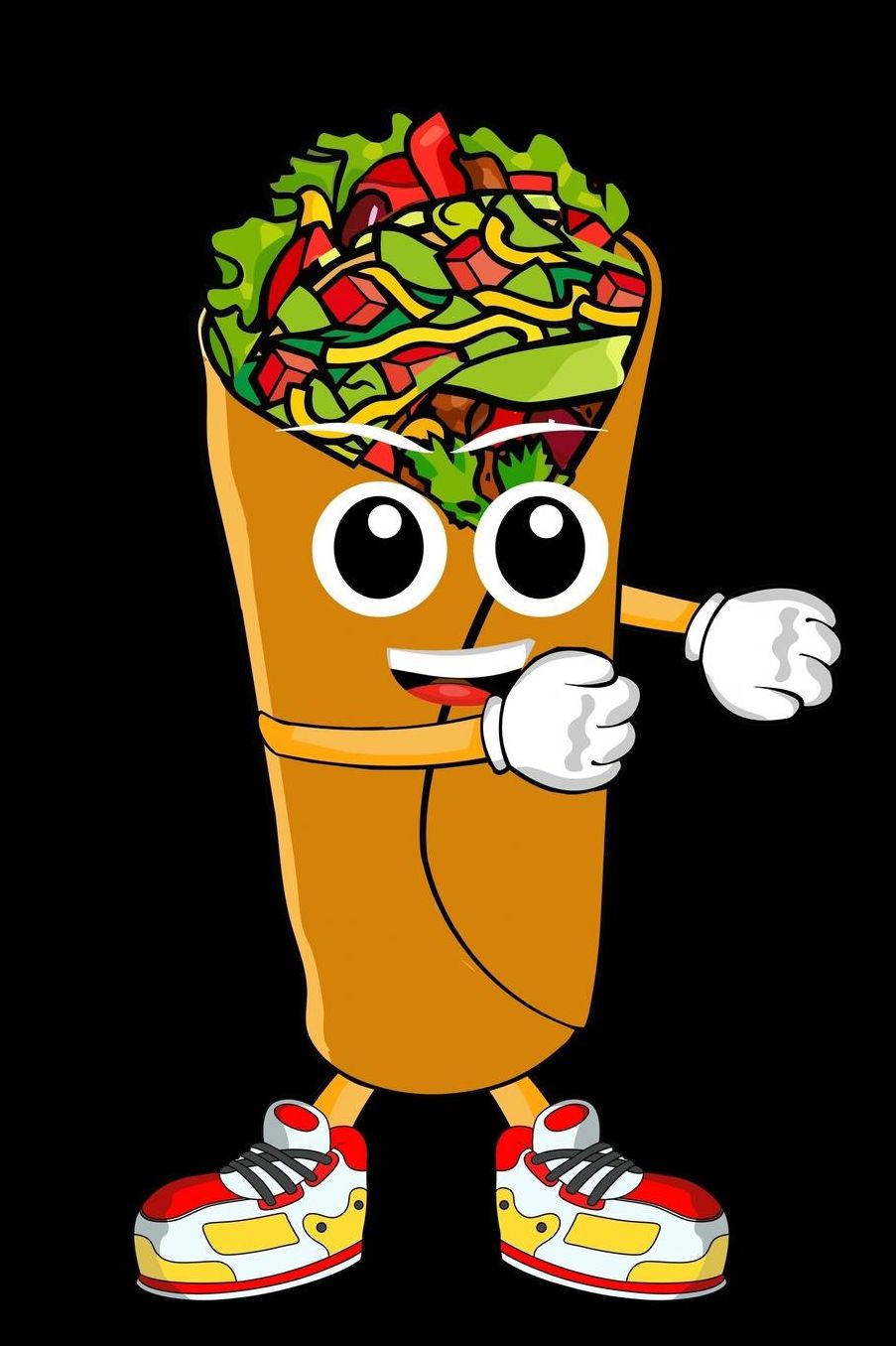 Funny floss dancing burrito journal: Composition Journal Notebook Wide Ruled with 100 lined pages for you as budget planner or password organizer or your kids as a back to school or kindergarten gift