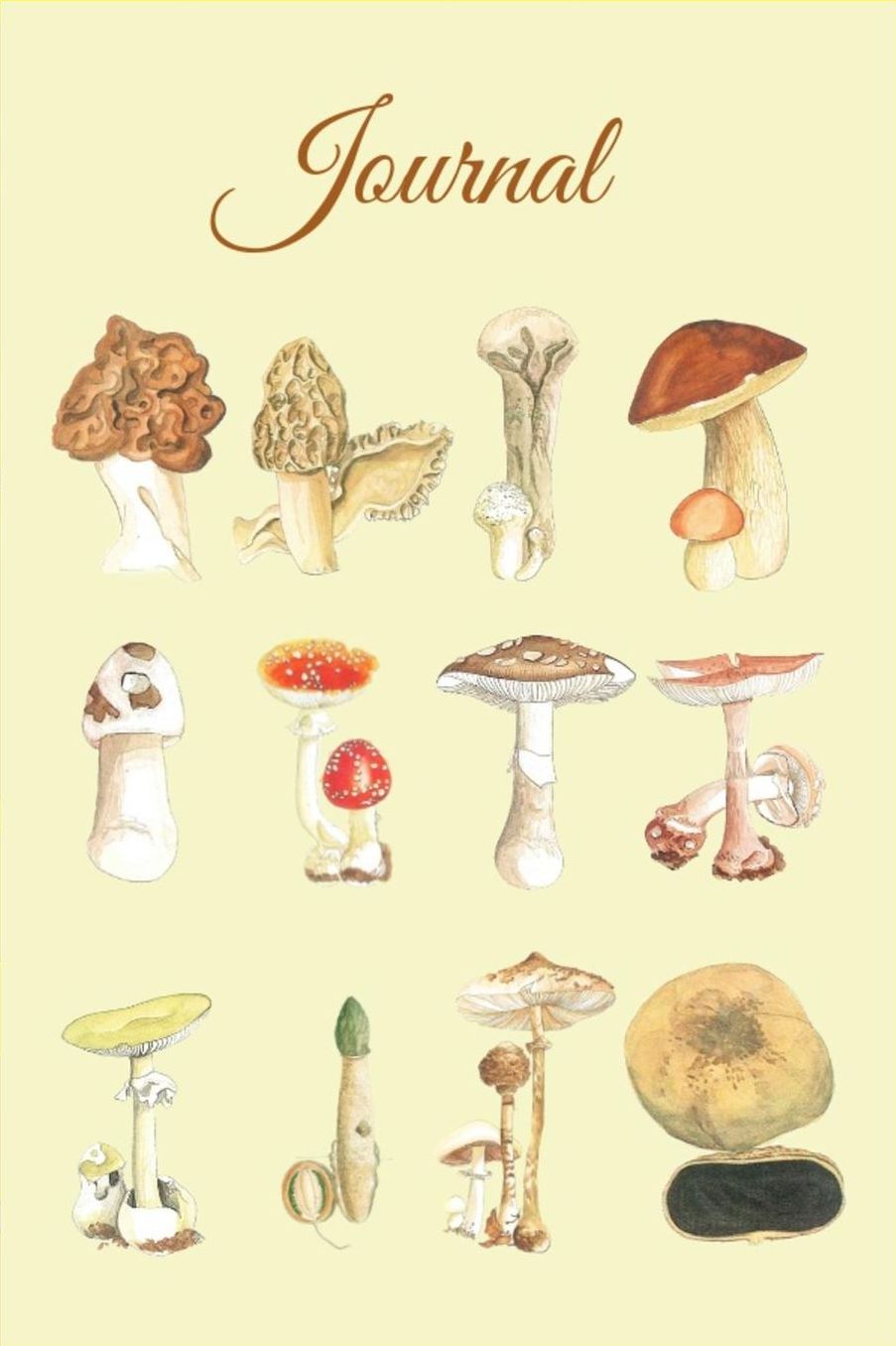 Journal: Journal - Mushroom Notebook: 100 Pages, College Ruled, 6 x 9 (Great Gift for Friends, Family Members, Students & Teachers or an Excellent Journal)