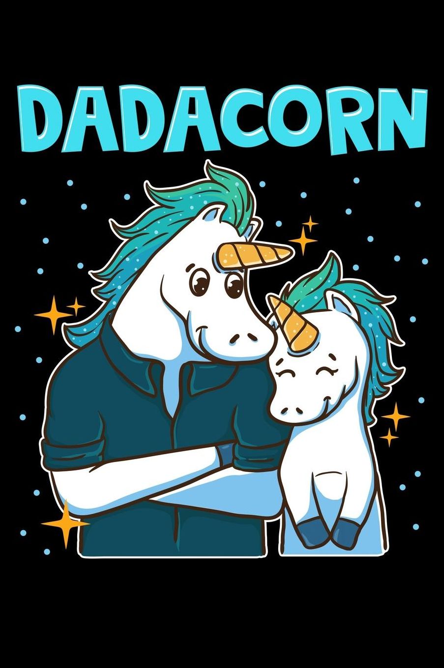 Dadacorn: Composition Journal Notebook Wide Ruled with 100 lined pages for you as budget planner or password organizer