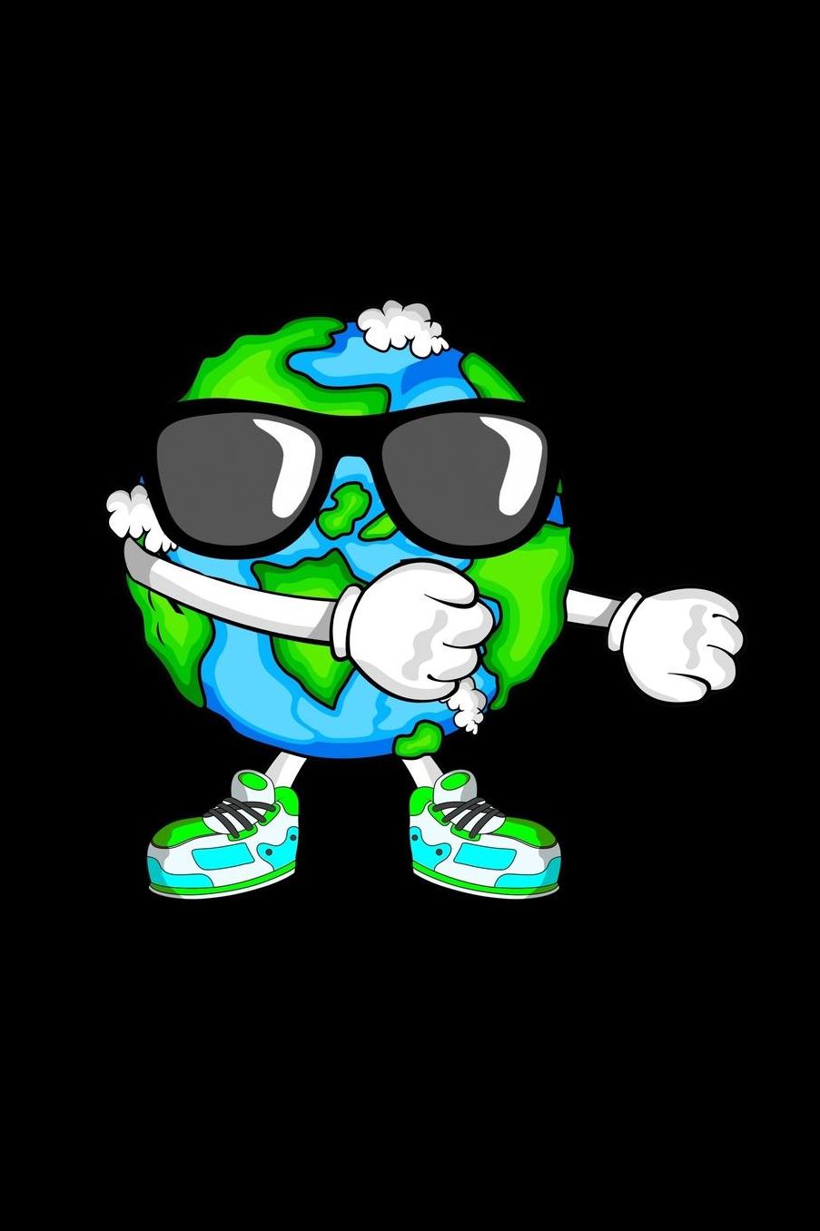 Funny floss dance flossing earth journal: Composition Journal Notebook Wide Ruled with 100 lined pages for you as budget planner or password organizer or your kids as a back to school or kindergarten gift