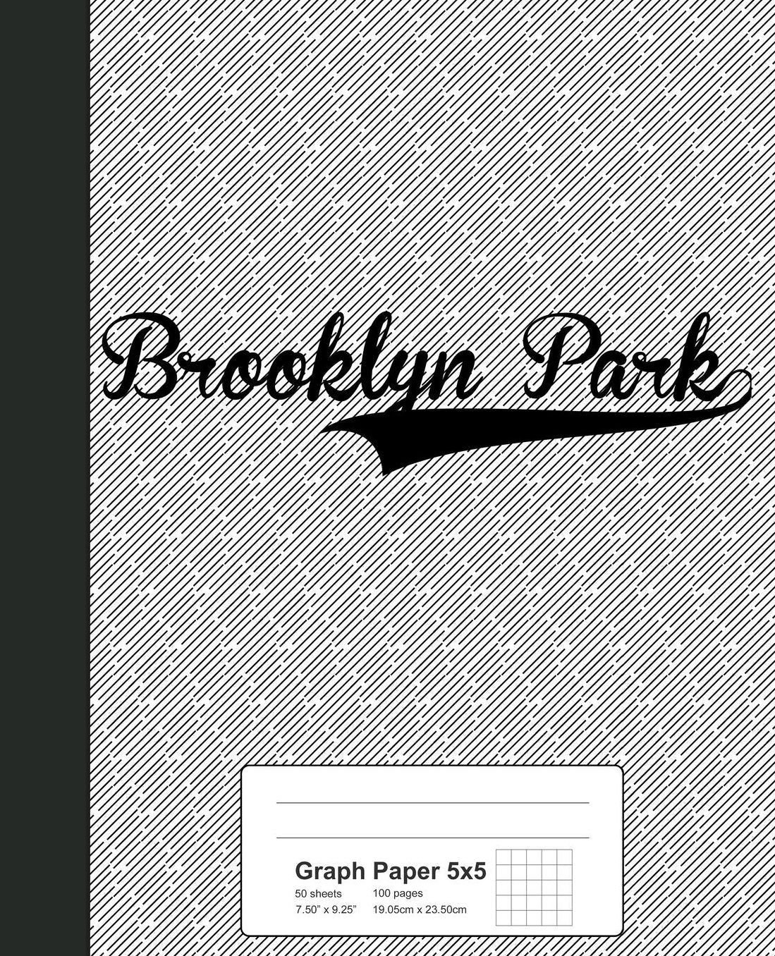 Graph Paper 5x5: BROOKLYN PARK Notebook