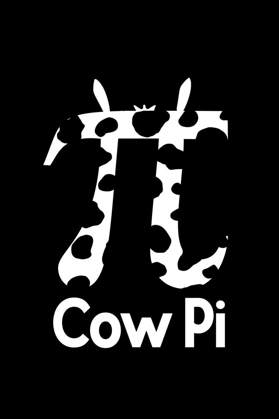 Cow Pi: Composition Journal Notebook Wide Ruled with 100 lined pages for you as budget planner or password organizer or your kids as a back to school or kindergarten gift
