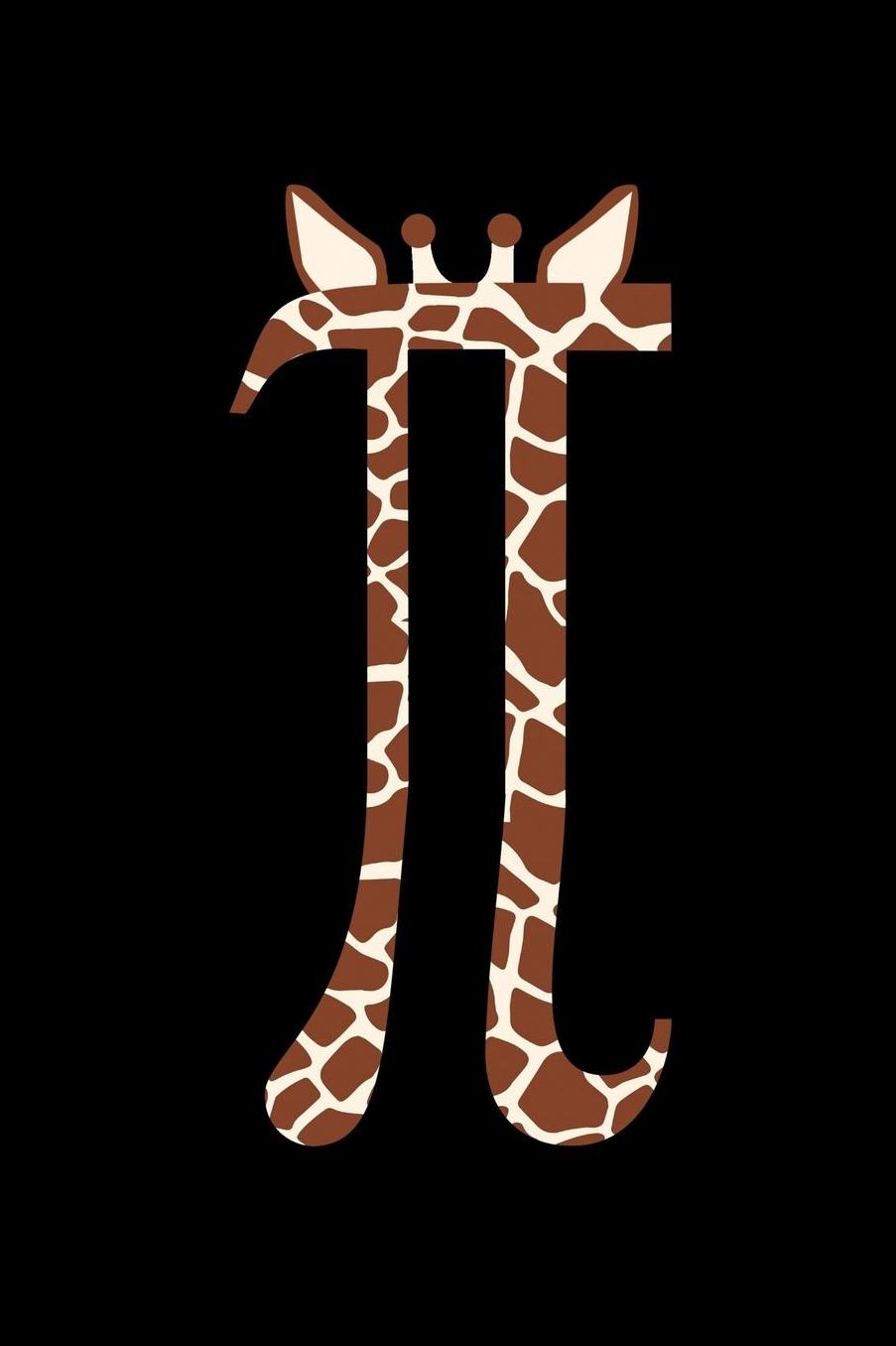 Funny giraffe pi journal: Composition Journal Notebook Wide Ruled with 100 lined pages for you as budget planner or password organizer or your kids as a back to school or kindergarten gift