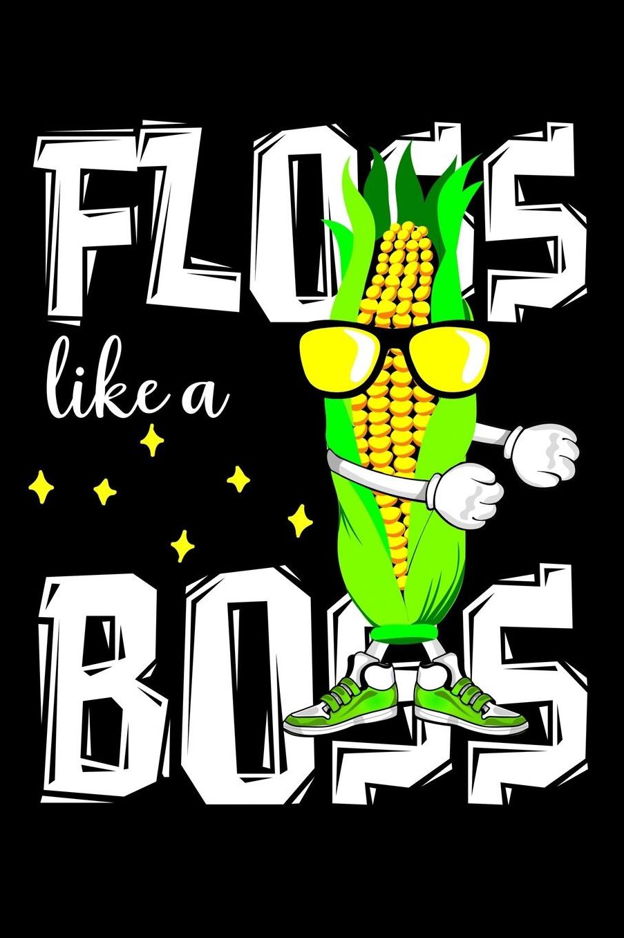 Floss like a boss: Composition Journal Notebook Wide Ruled with 100 lined pages for you as budget planner or password organizer or your kids as a back to school or kindergarten gift