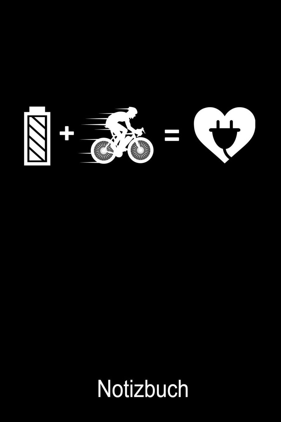 E-BIKE Notizbuch: Notizbuch A5 blanko 120 Seiten, Notizheft / Tagebuch / Reise Journal, perfektes Geschenk fï¿½r E-Biker