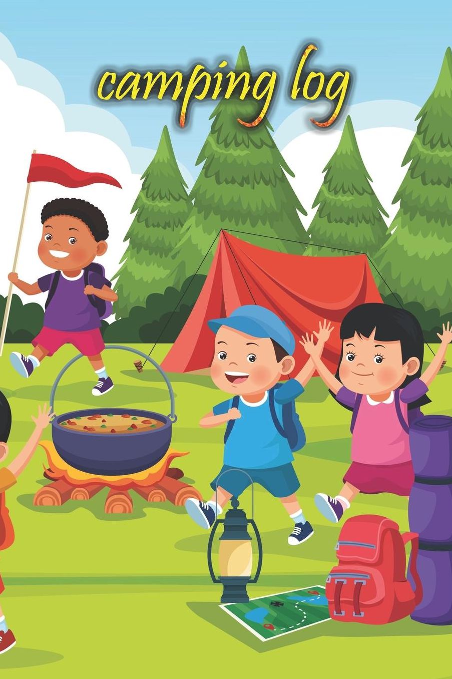 camping log: A travel and camping logbook for children * With lots of space for your own impressions * So camping is fun!