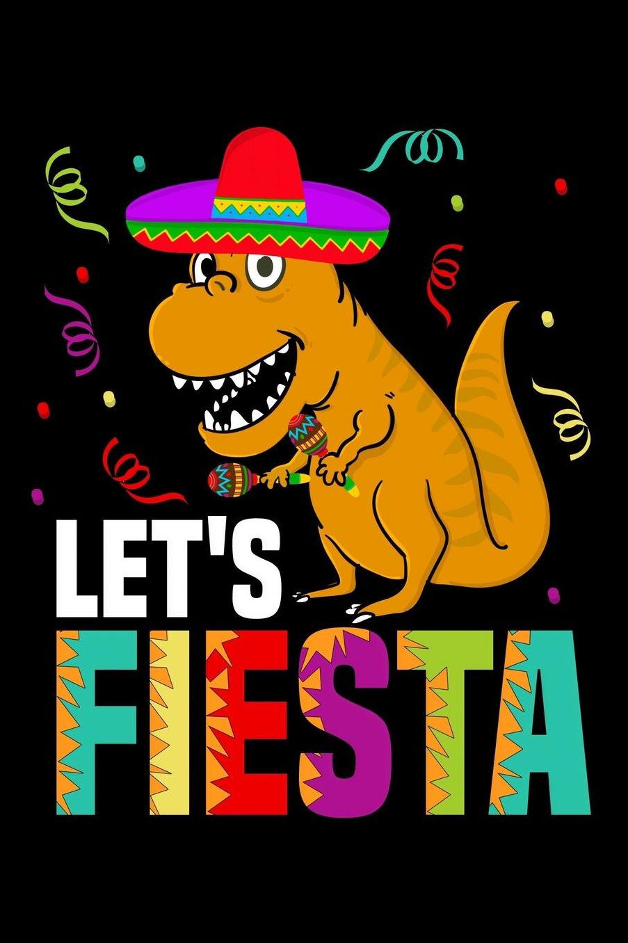 Let's fiesta: Composition Journal Notebook Wide Ruled with 100 lined pages for you as budget planner or password organizer or your kids as a back to school or kindergarten gift