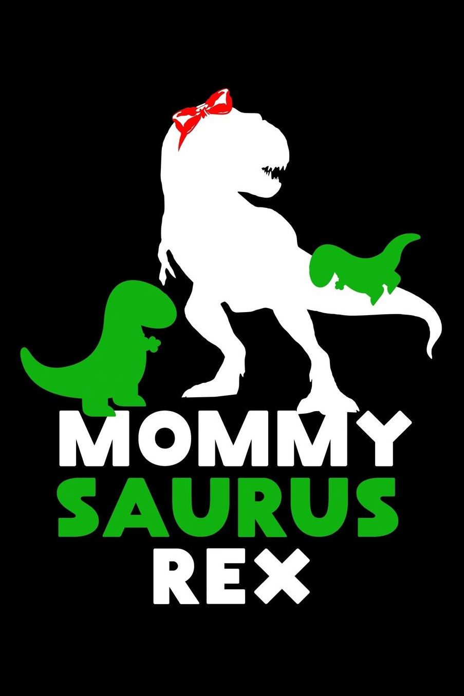 Mommysaurus rex: Composition Journal Notebook Wide Ruled with 100 lined pages for you as budget planner or password organizer