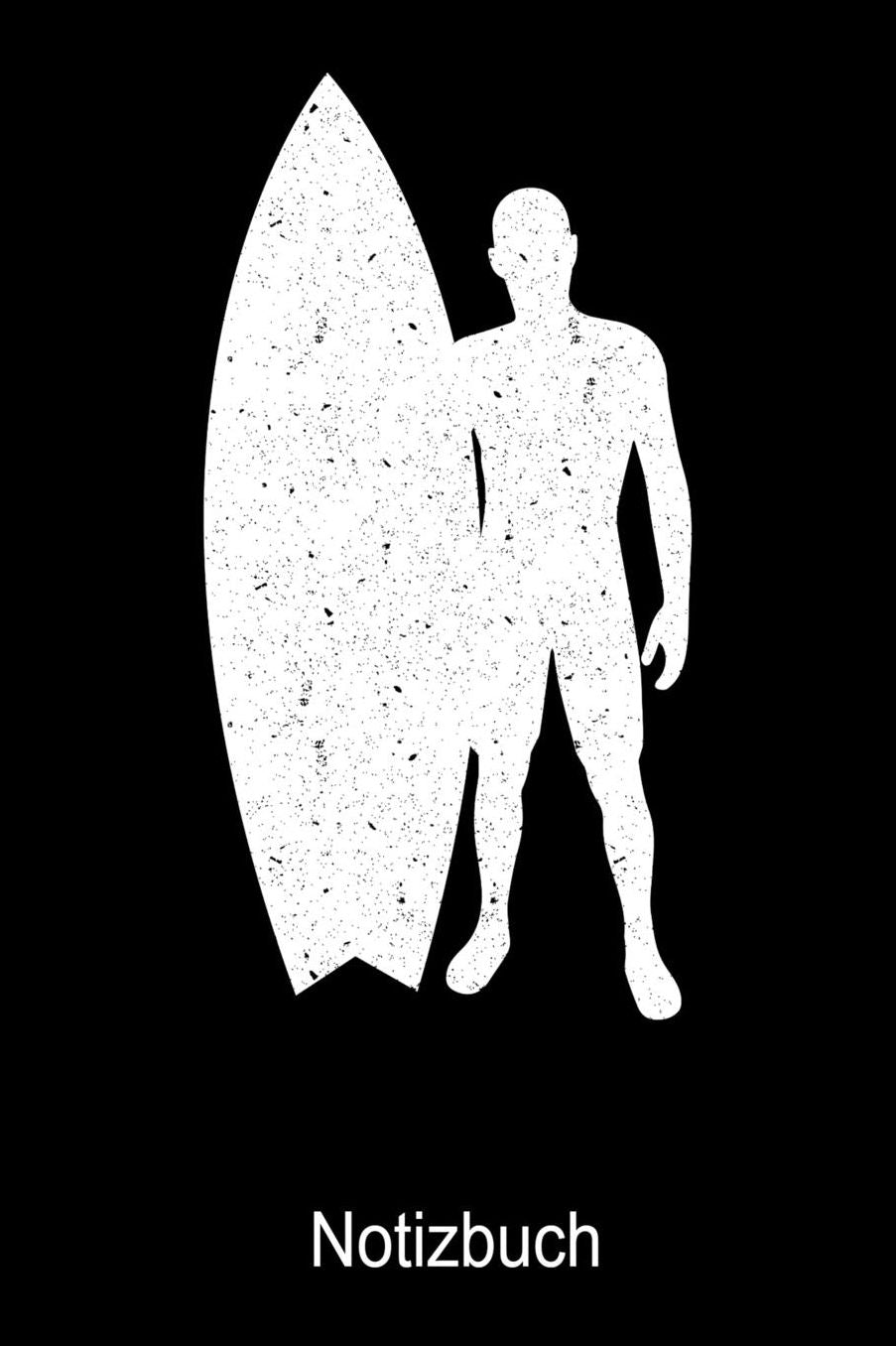 Surfen Notizbuch: Notizbuch A5 blanko 120 Seiten, Notizheft / Tagebuch / Reise Journal, perfektes Geschenk fï¿½r Surfer