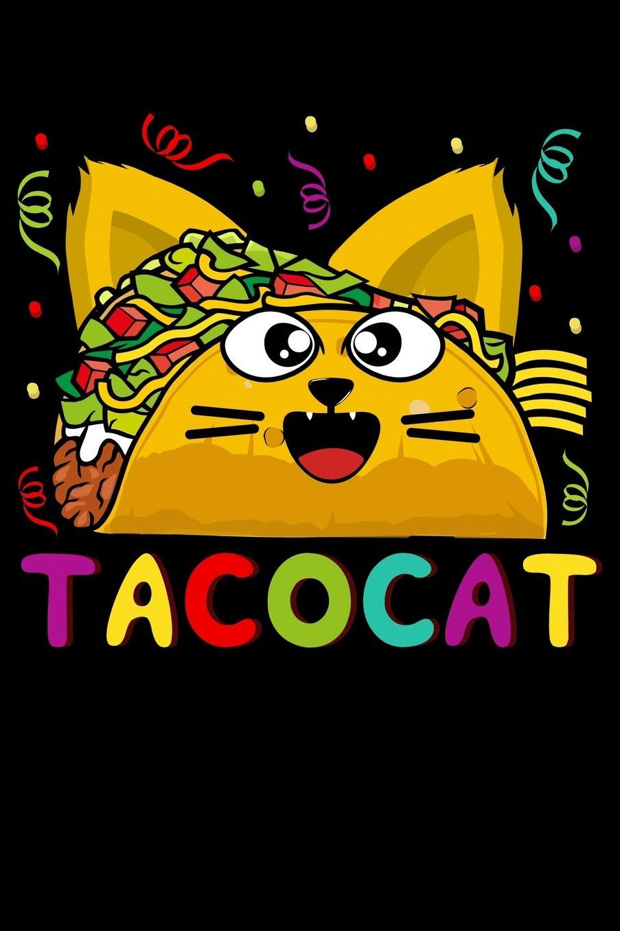 Tacocat: Composition Journal Notebook Wide Ruled with 100 lined pages for you as budget planner or password organizer or your kids as a back to school or kindergarten gift