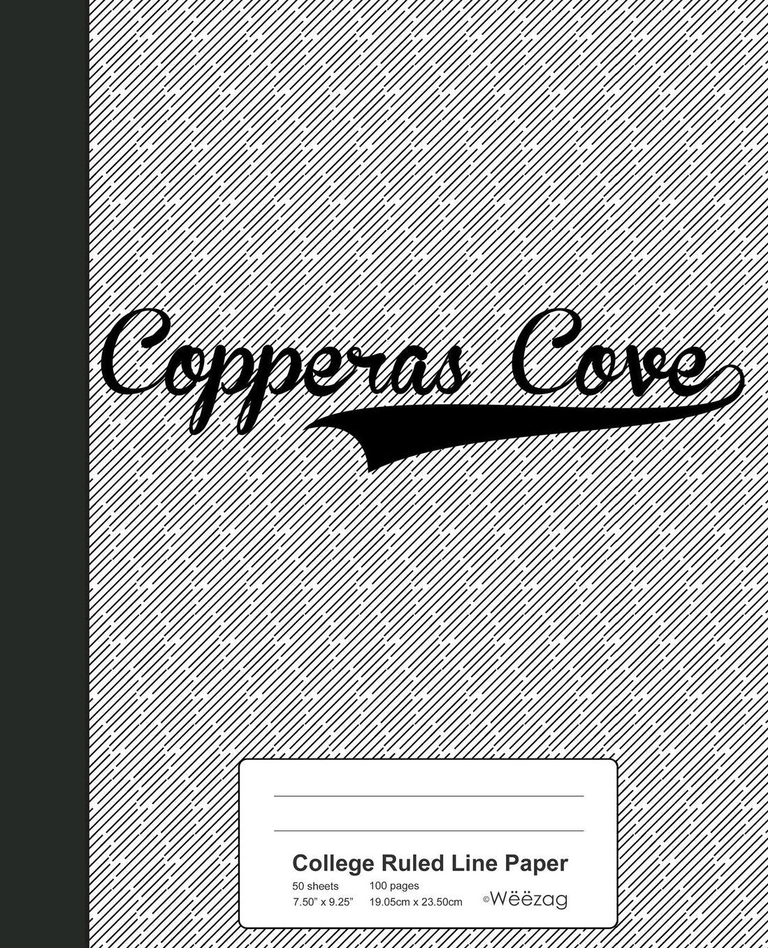 College Ruled Line Paper: COPPERAS COVE Notebook