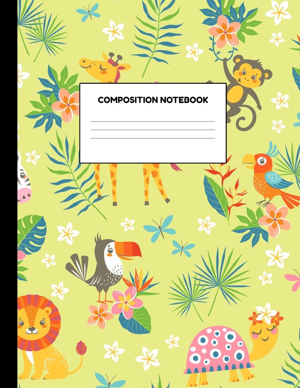 Composition Notebook: Wide Ruled Paper Notebook Journal - Blank Lined Workbook for Teens Kids Students Girls for Home School College for Writing Notes